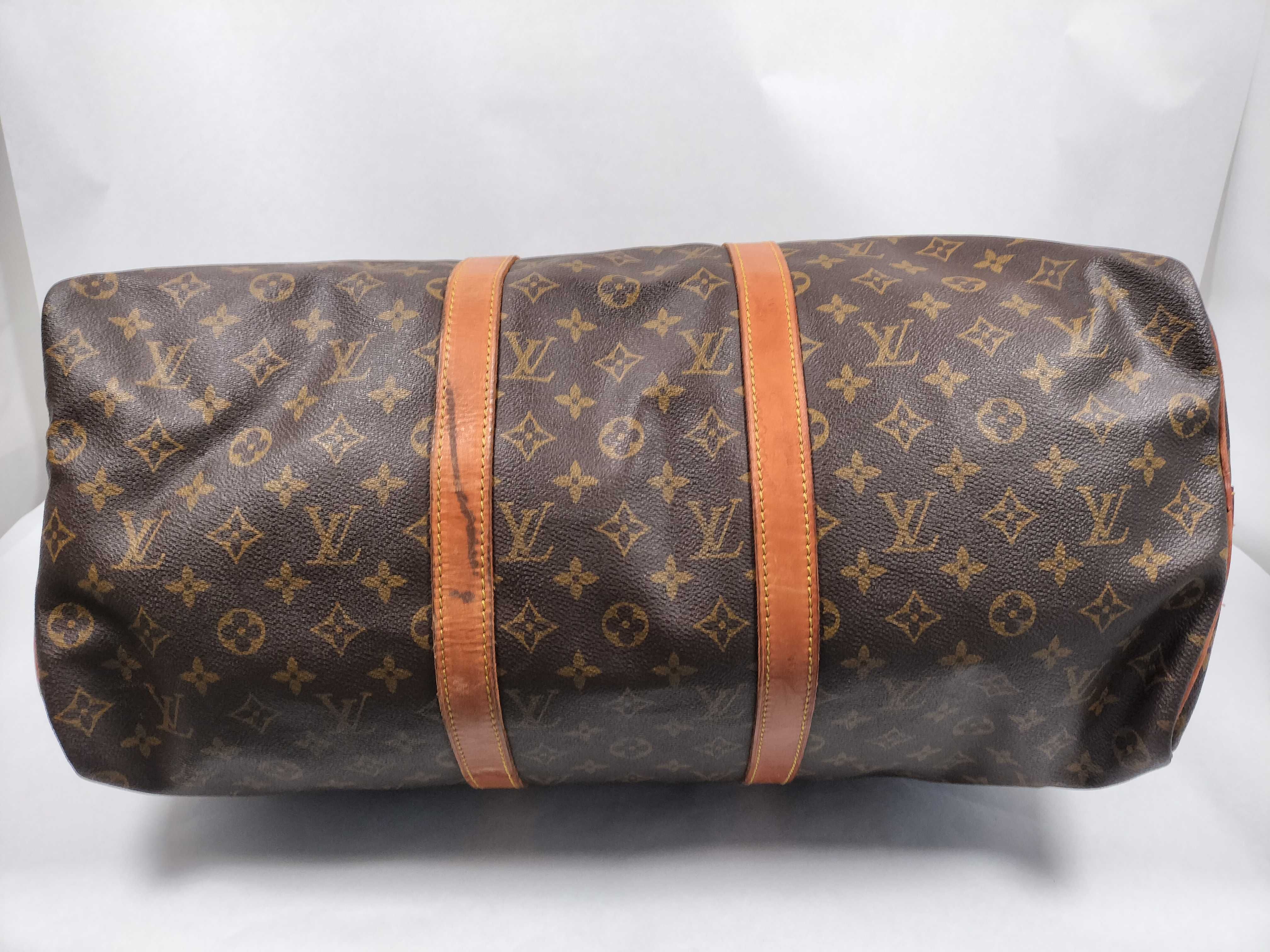 Monogram LV Keepall Bandoulière Boston Bag — view 7