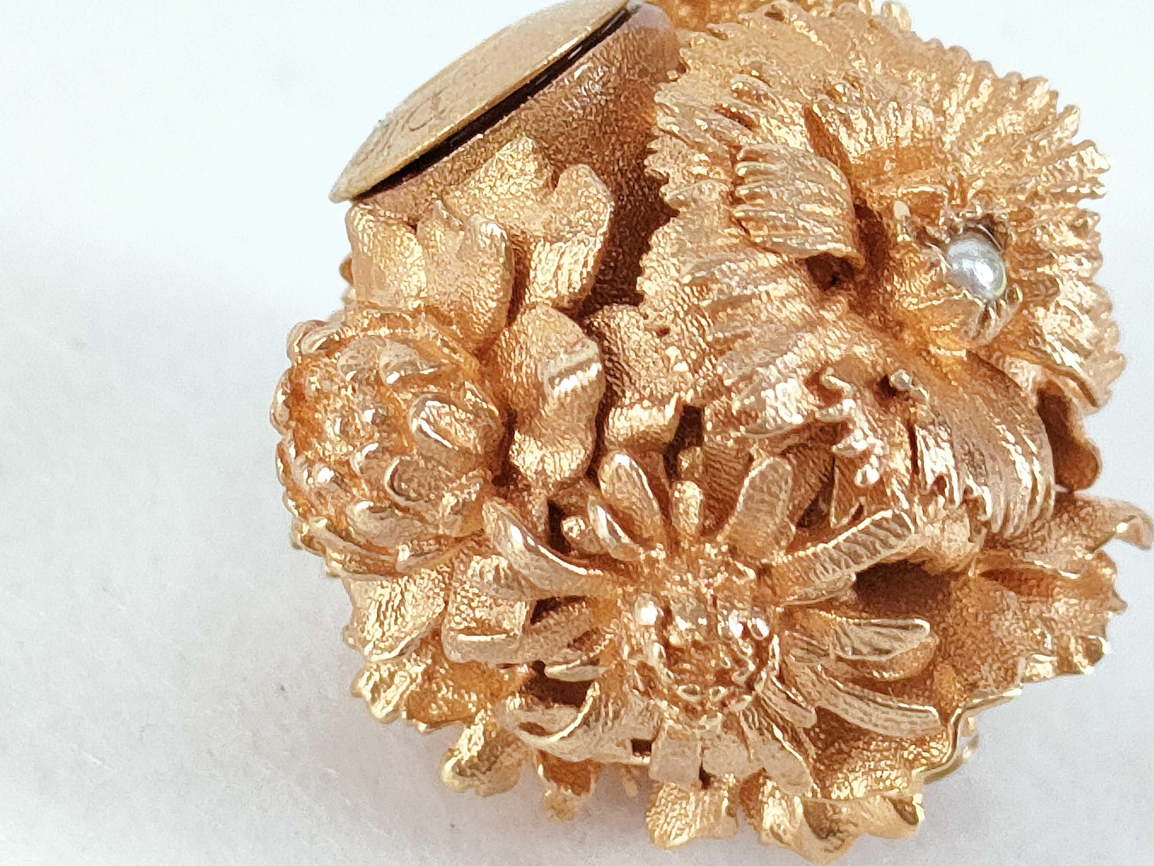 Tribal Flower Pearl Earrings — view 8