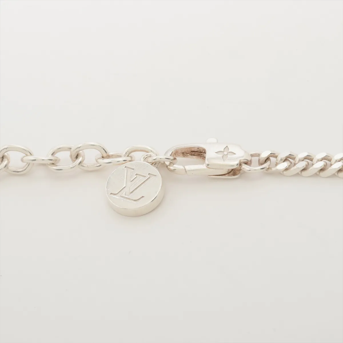 M01717 Necklace LV Spike Charm VA0224 Necklace 925 23.8g Silver — view 4