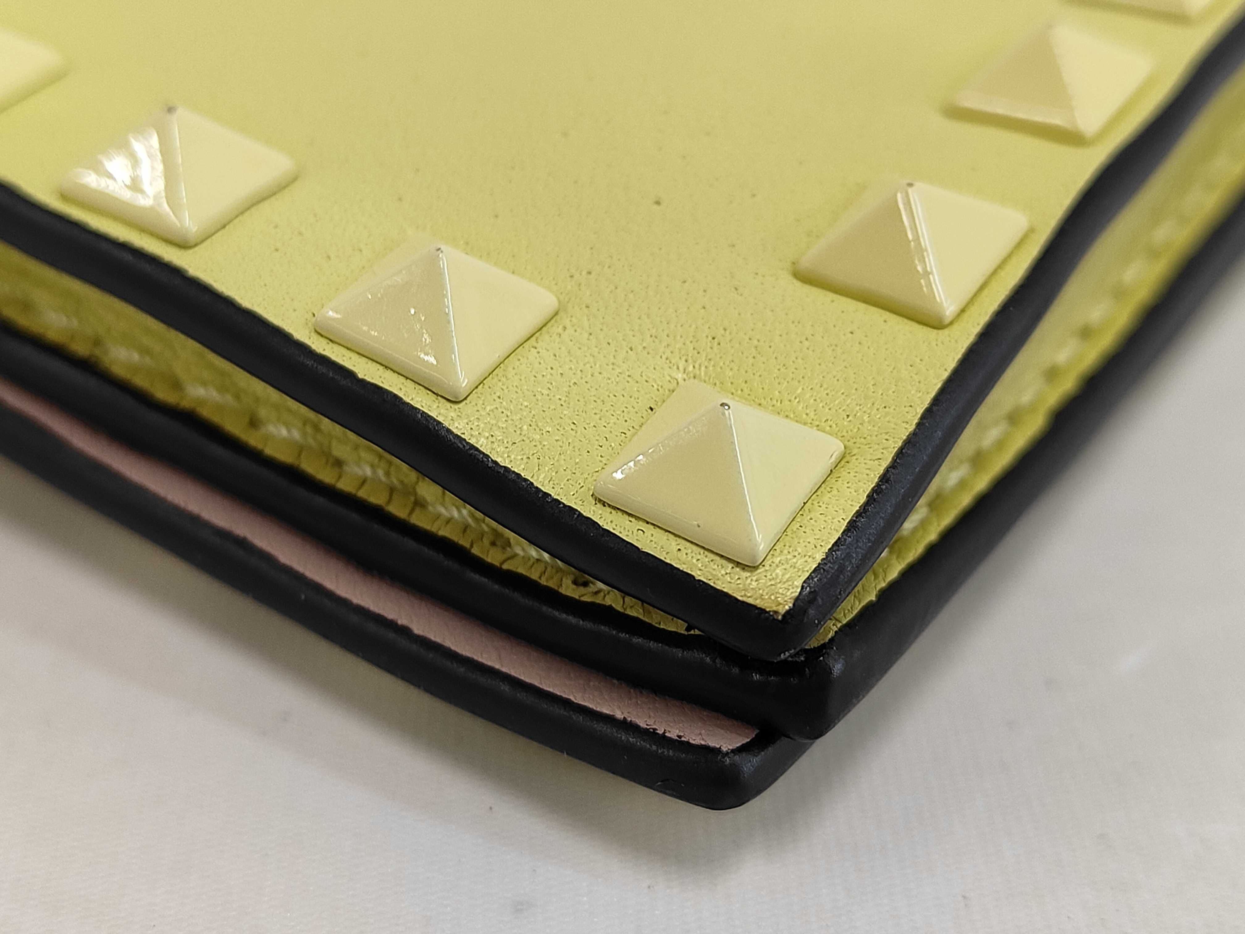 Rockstud Leather Clutch Bag — view 3