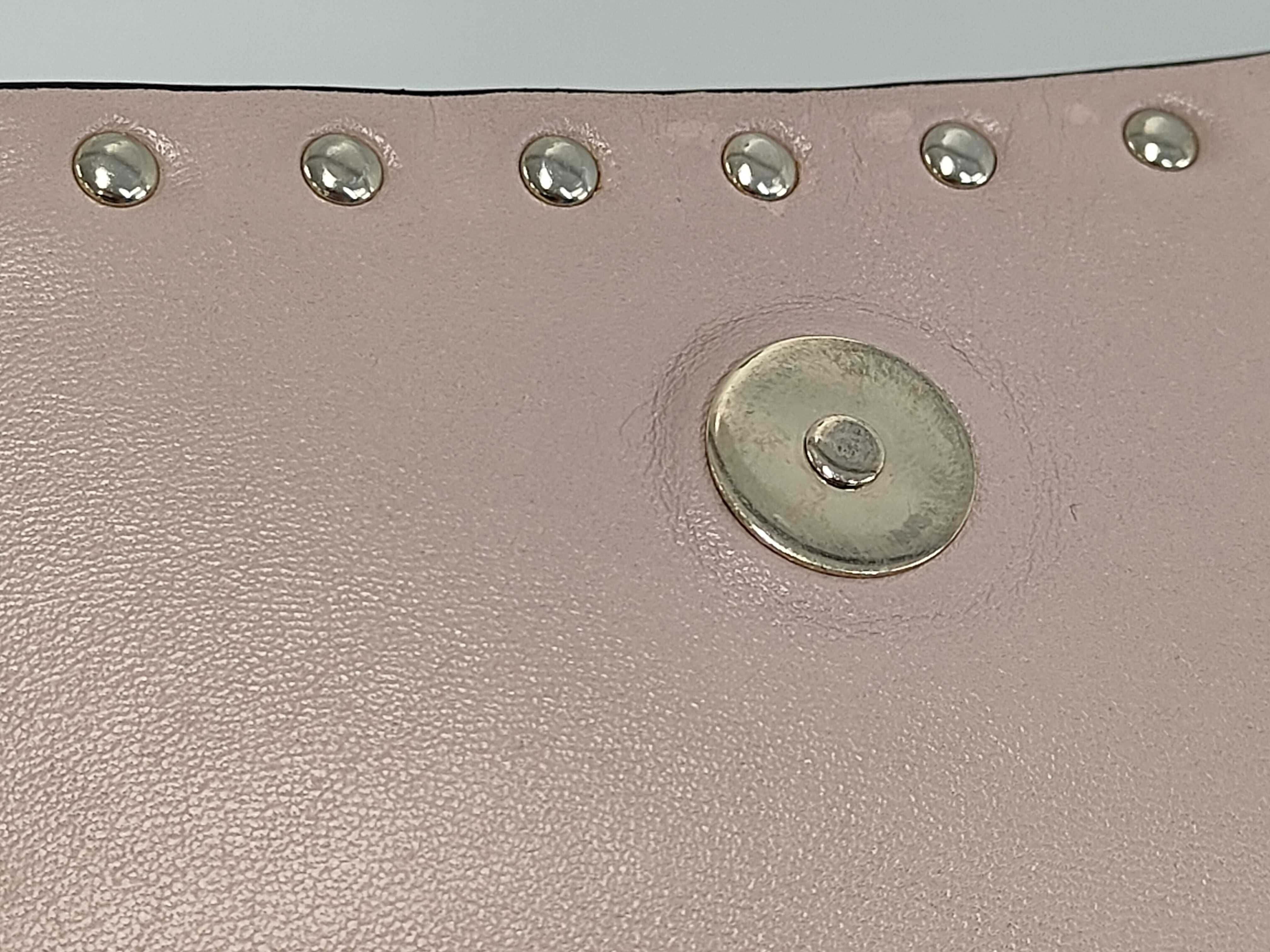Rockstud Leather Clutch Bag — view 5