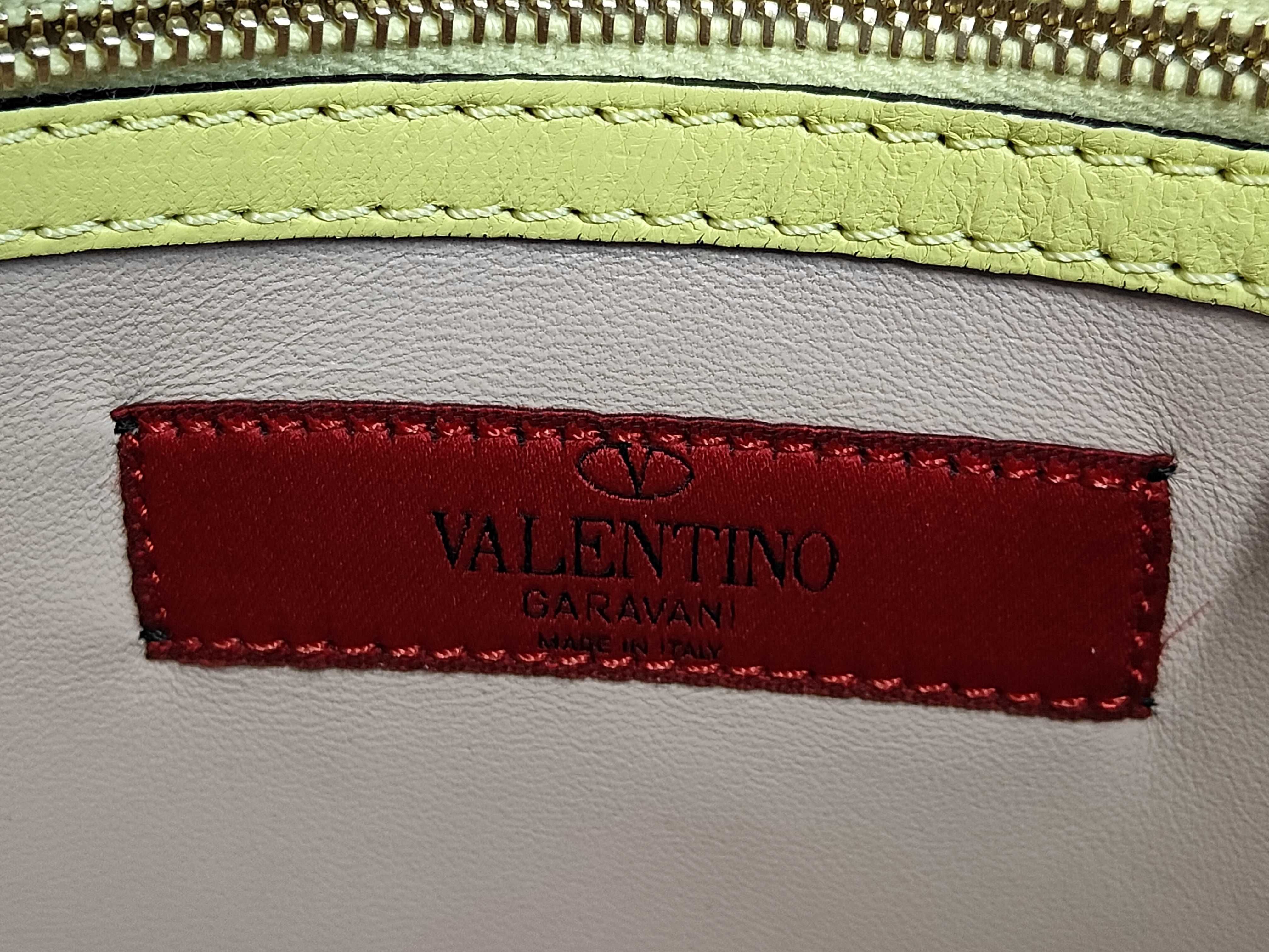 Rockstud Leather Clutch Bag — view 6