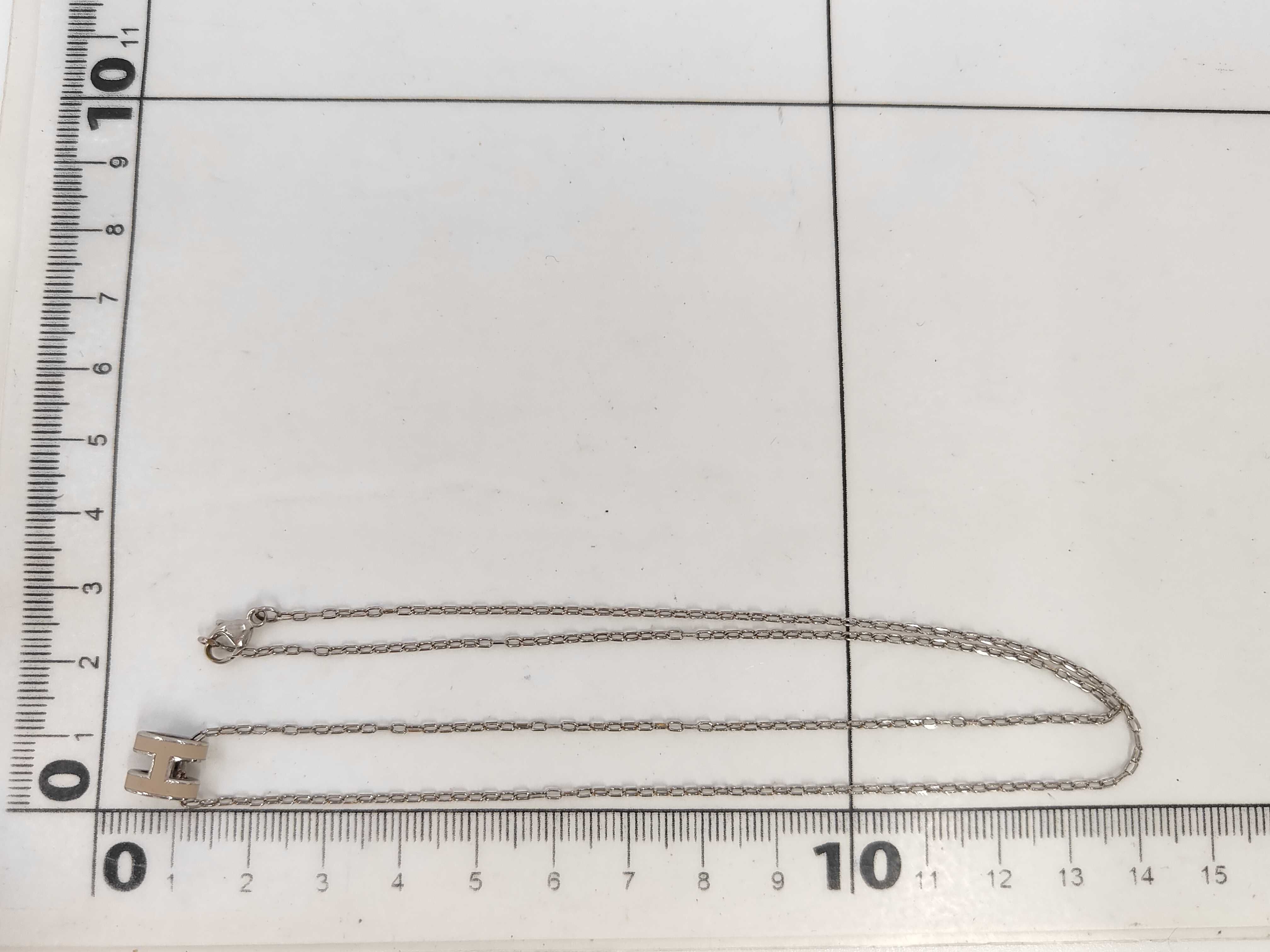 Mini Pop H Necklace — view 6