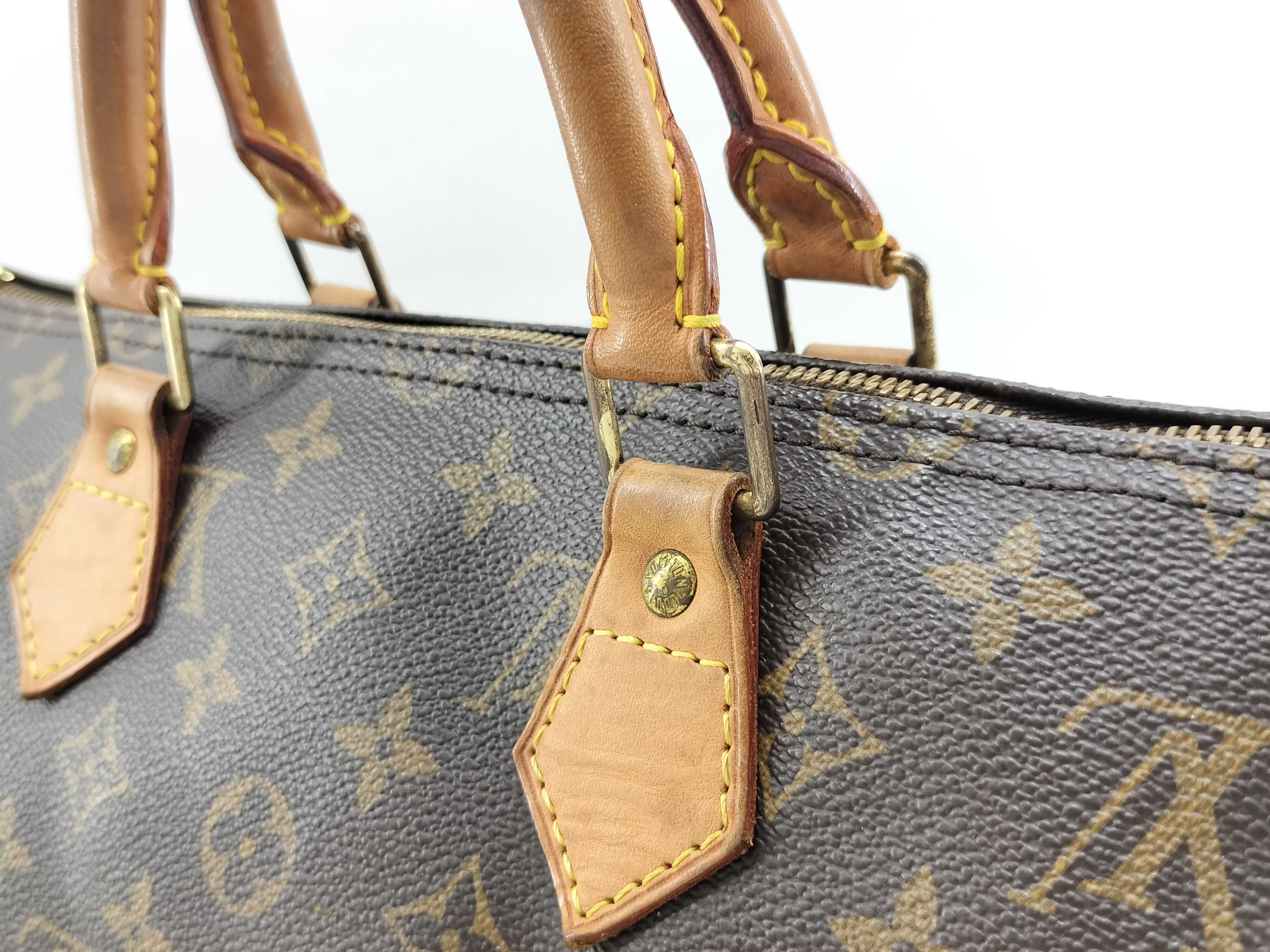 Monogram ID- Monogram Speedy 35 M41524 VI884 Brown Handbag — view 3