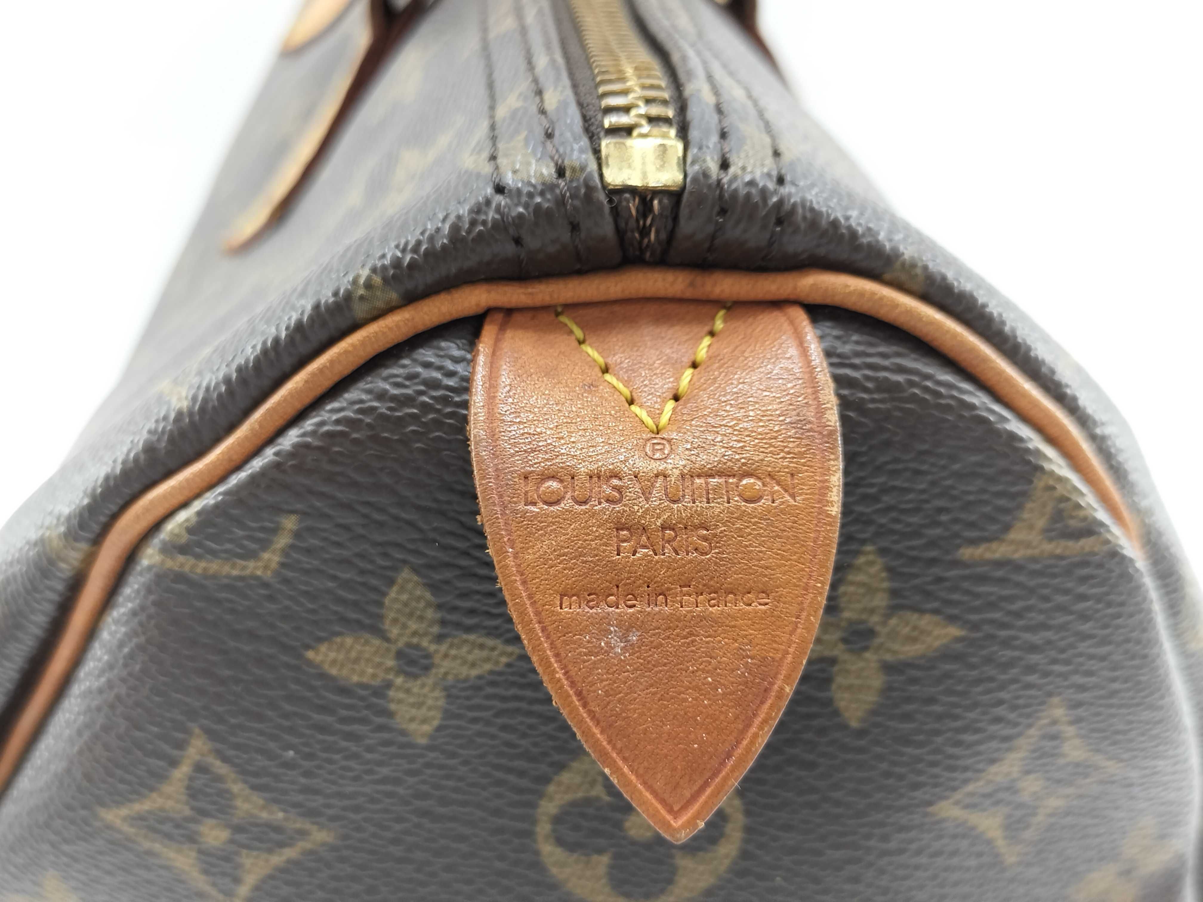 Monogram ID- Monogram Speedy 35 M41524 VI884 Brown Handbag — view 4
