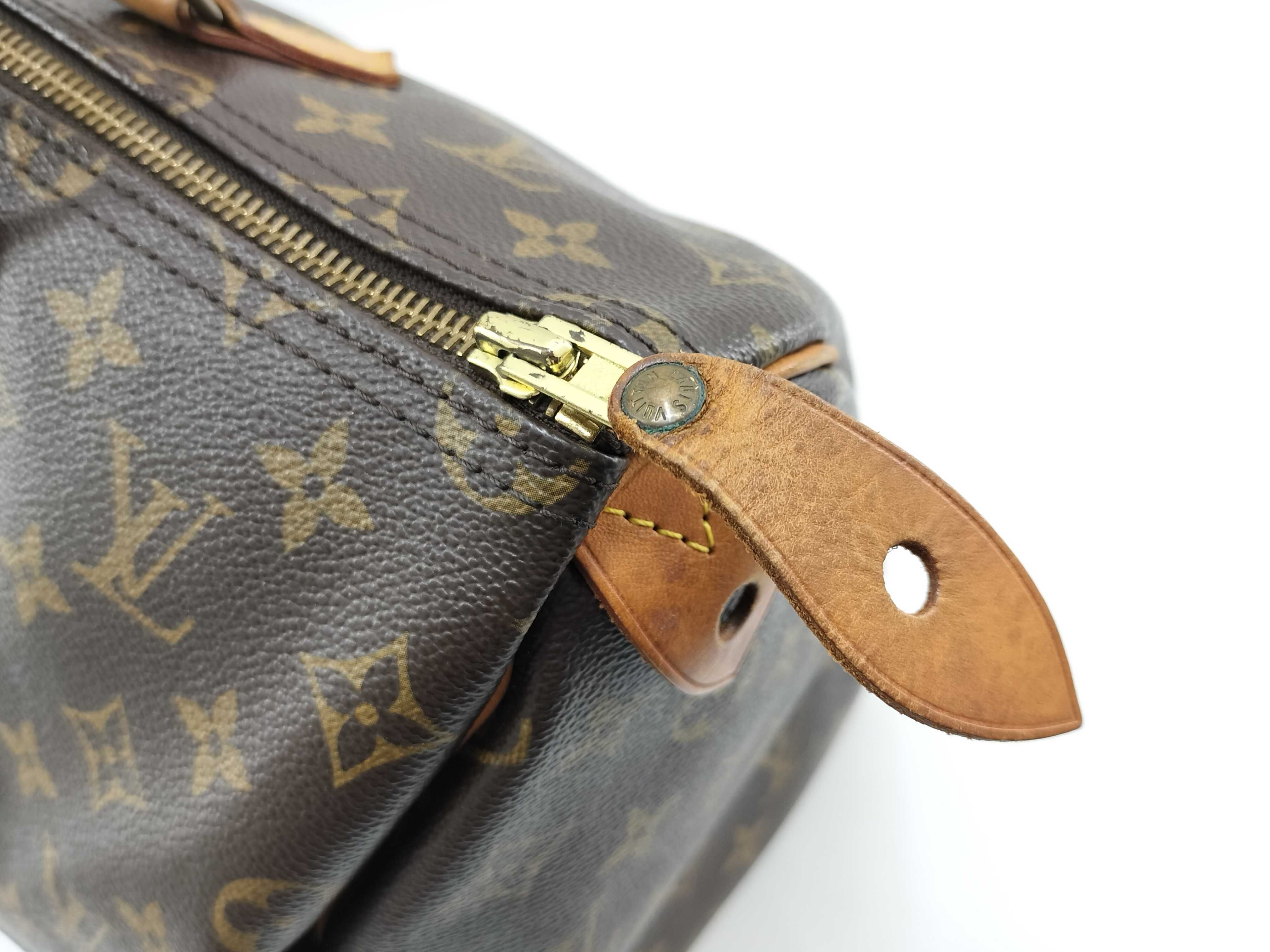 Monogram ID- Monogram Speedy 35 M41524 VI884 Brown Handbag — view 5
