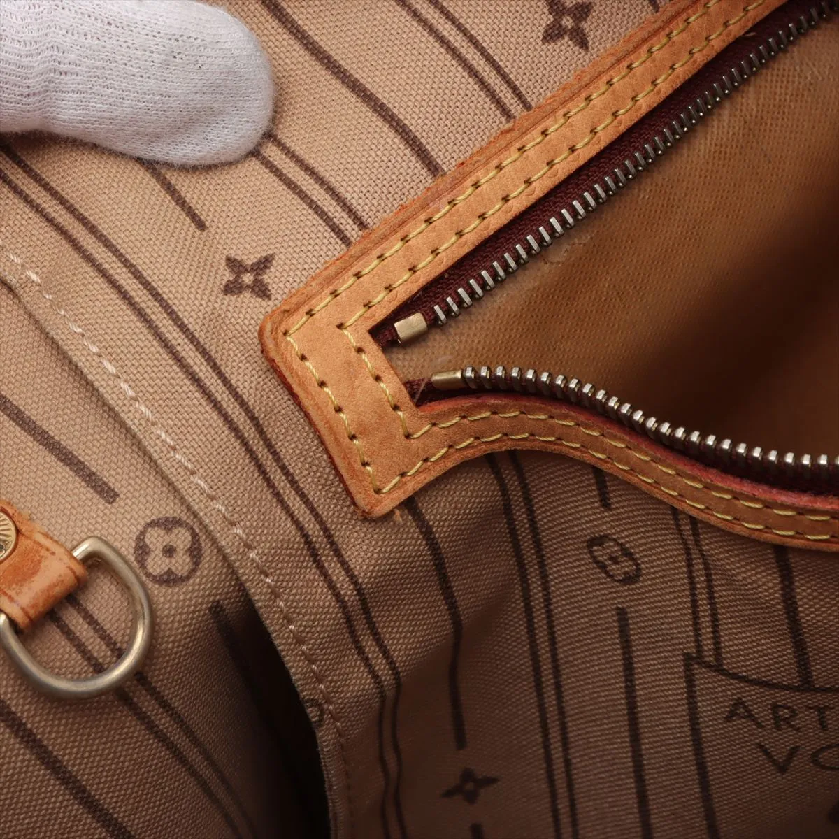 Monogram Neverfull MM M40156 AR1008 Brown — view 11