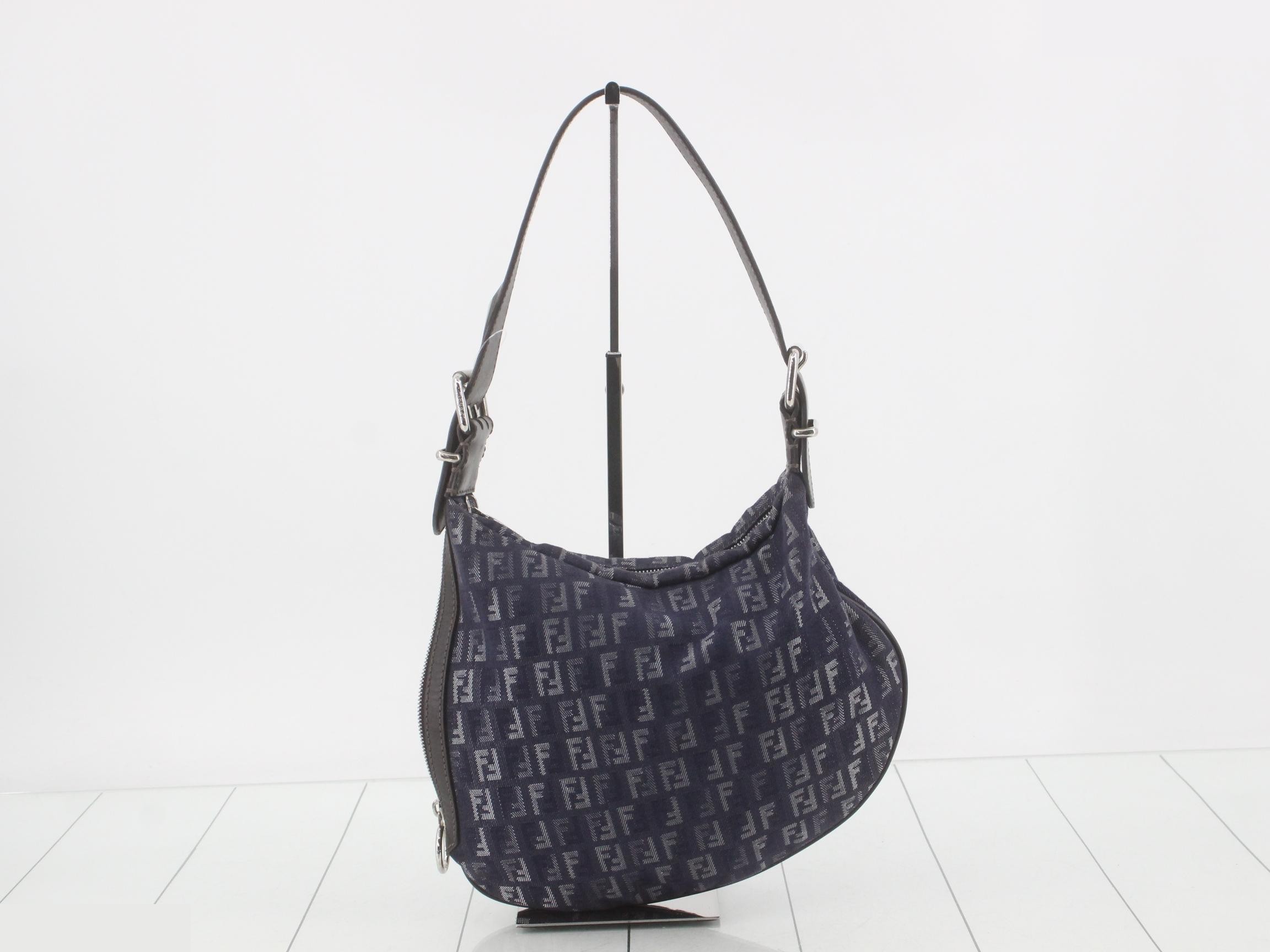 Denim one-shoulder Zucca