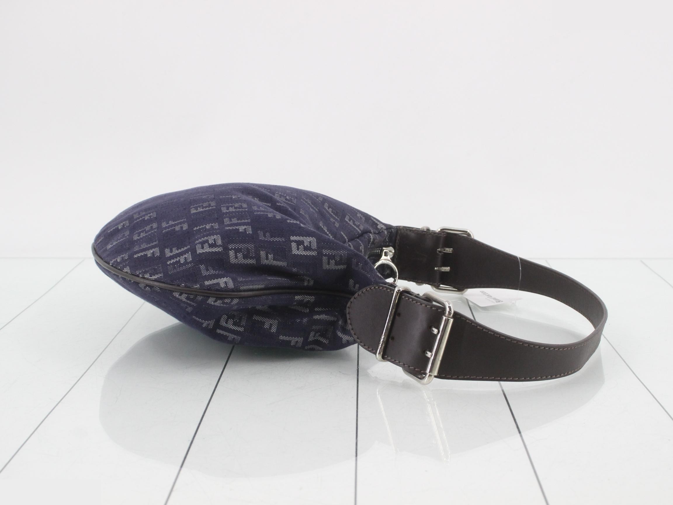 Denim one-shoulder Zucca — view 3