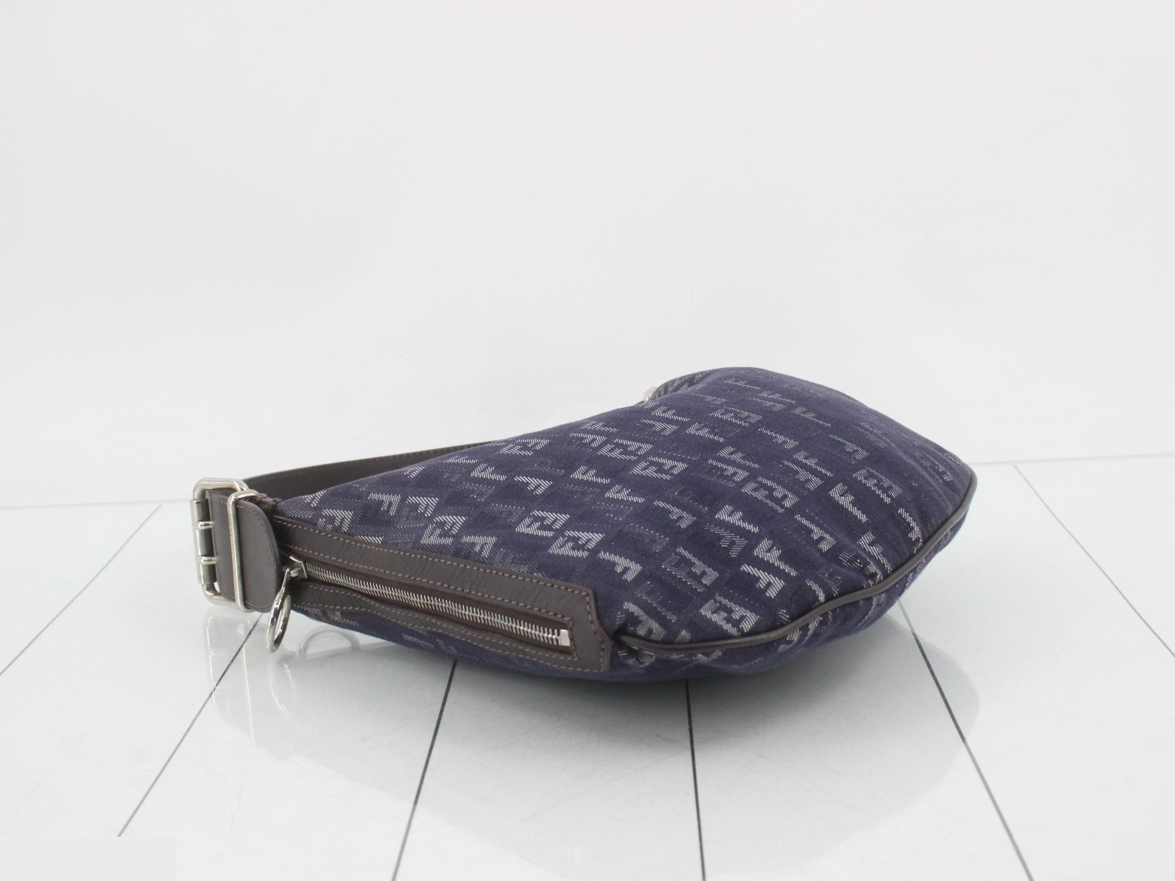 Denim one-shoulder Zucca — view 5