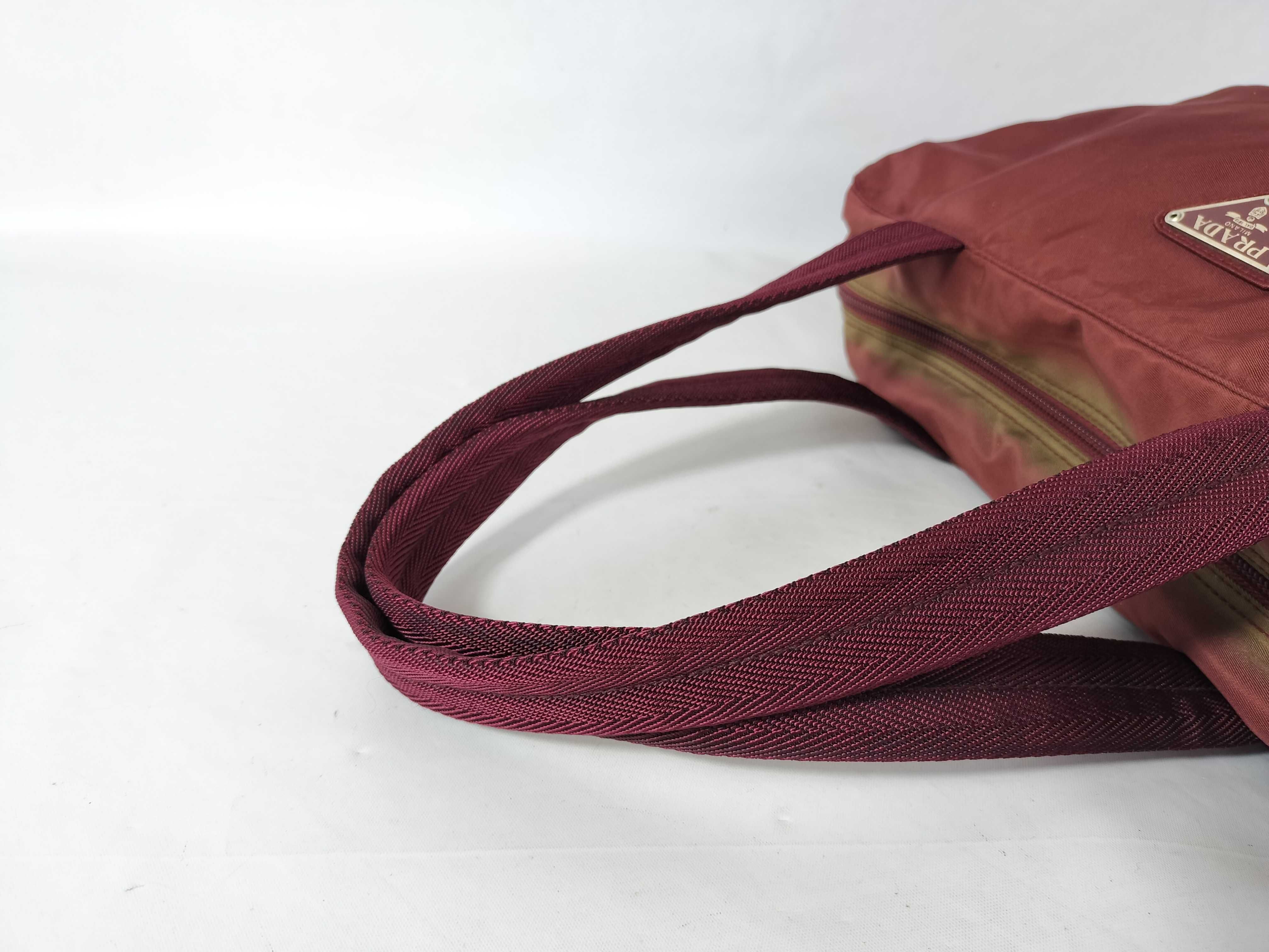 Nylon Prada Handbag Nylon Red Handbag — view 3
