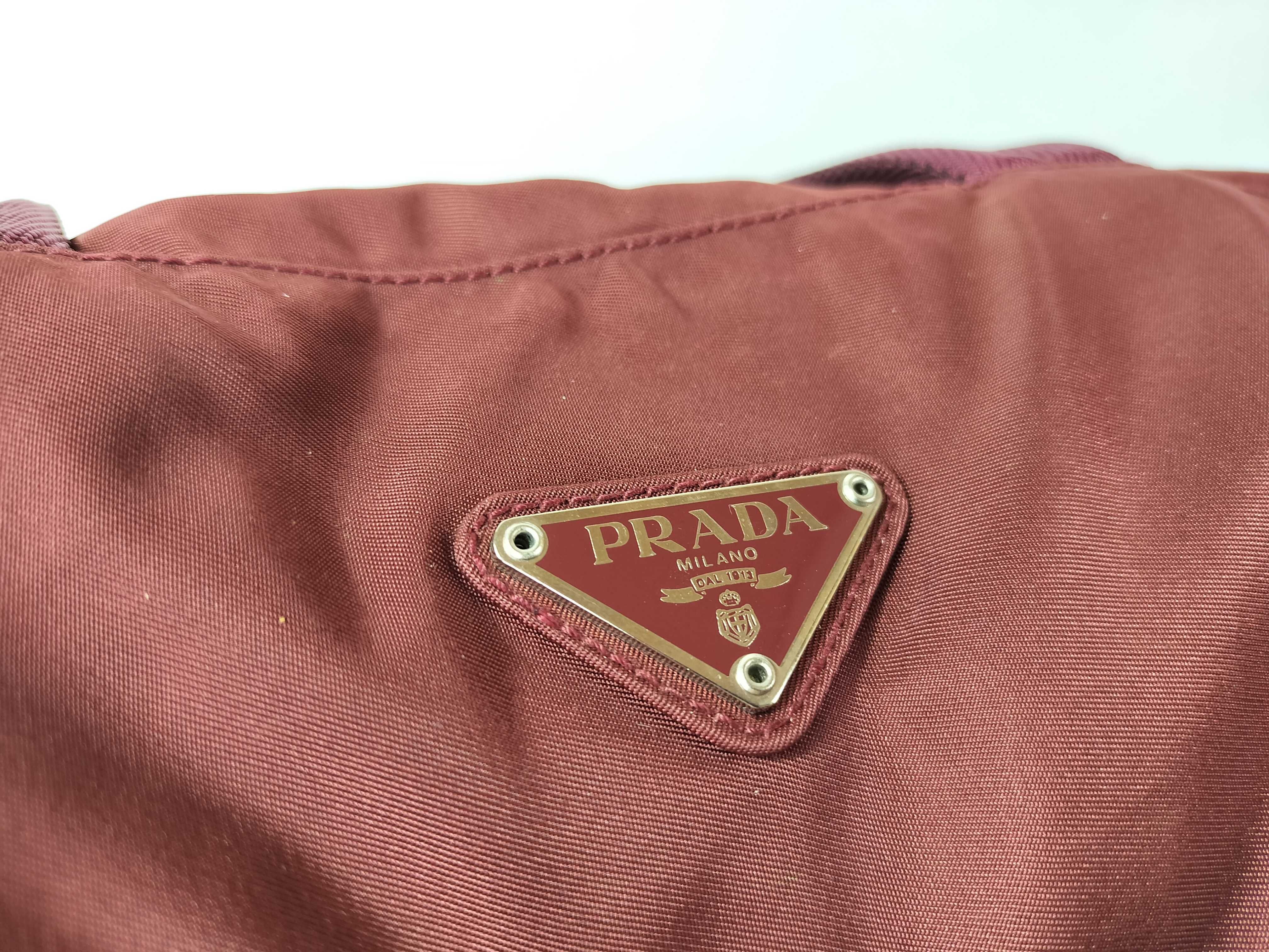 Nylon Prada Handbag Nylon Red Handbag — view 8