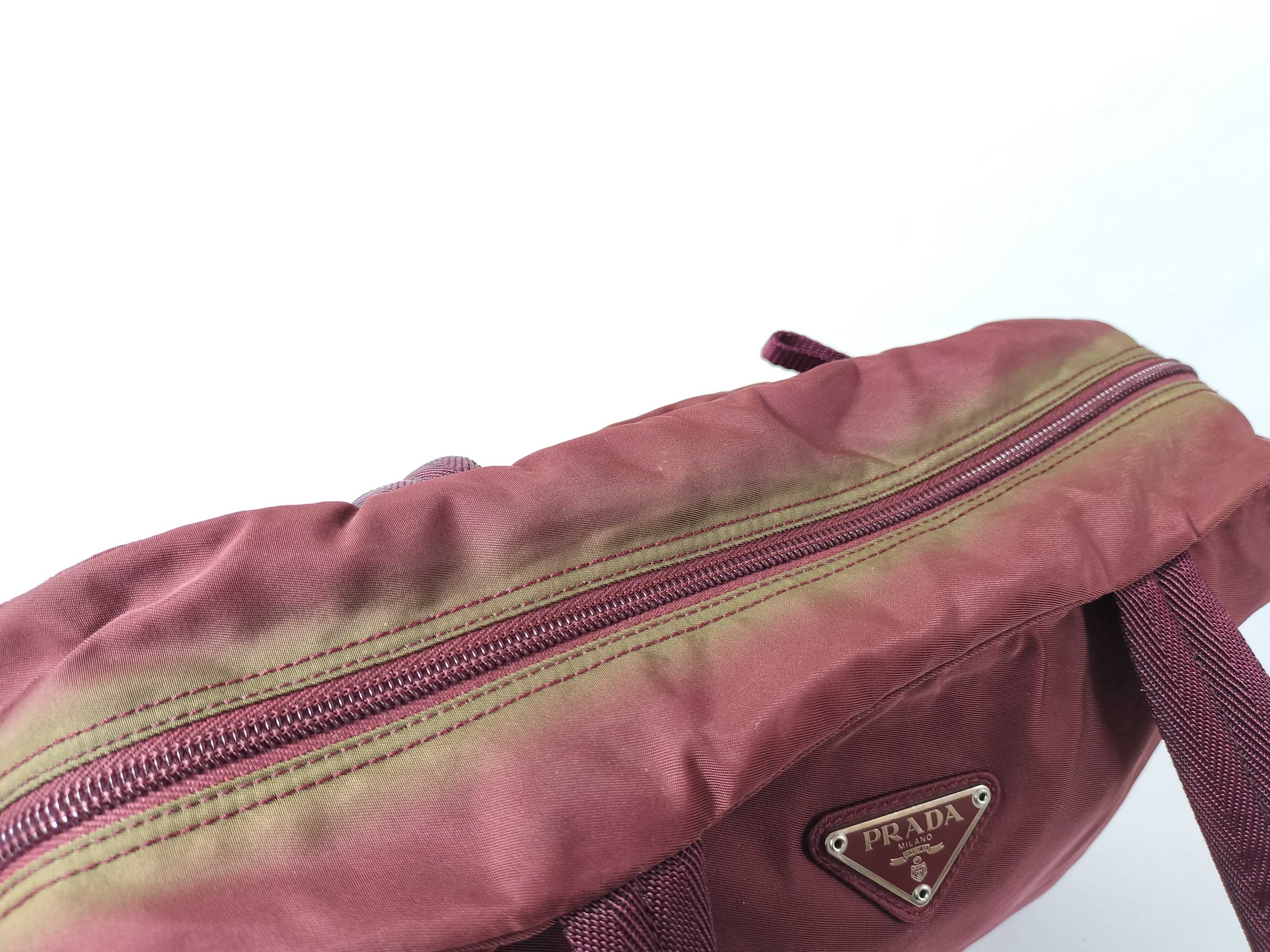 Nylon Prada Handbag Nylon Red Handbag — view 9