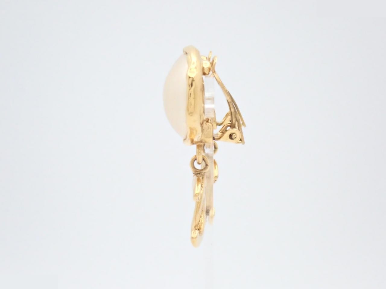 Pearl earrings — view 3