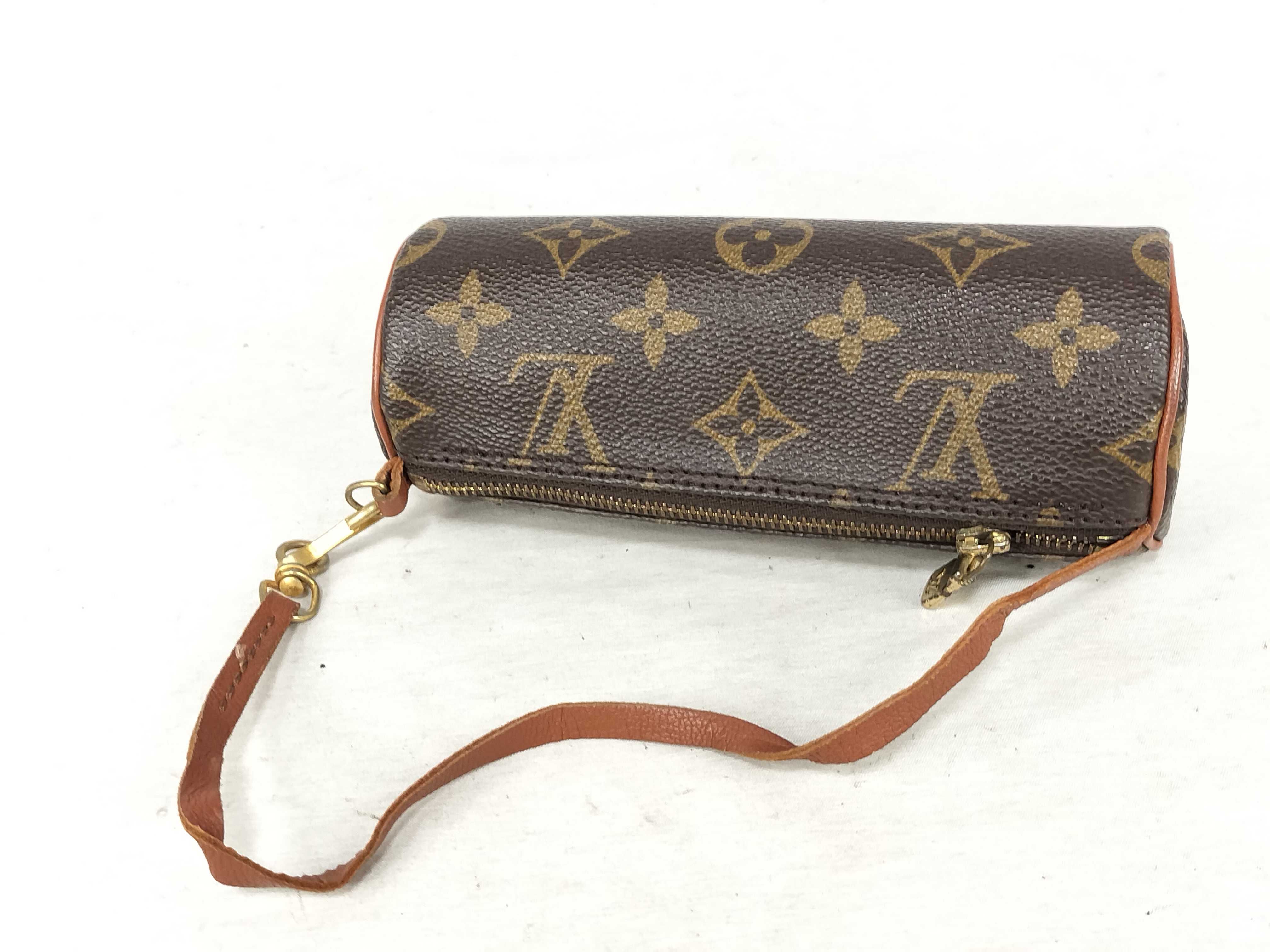 Monogram Louis Vuitton Papillon Mini Pouch Monogram Handbag — view 3