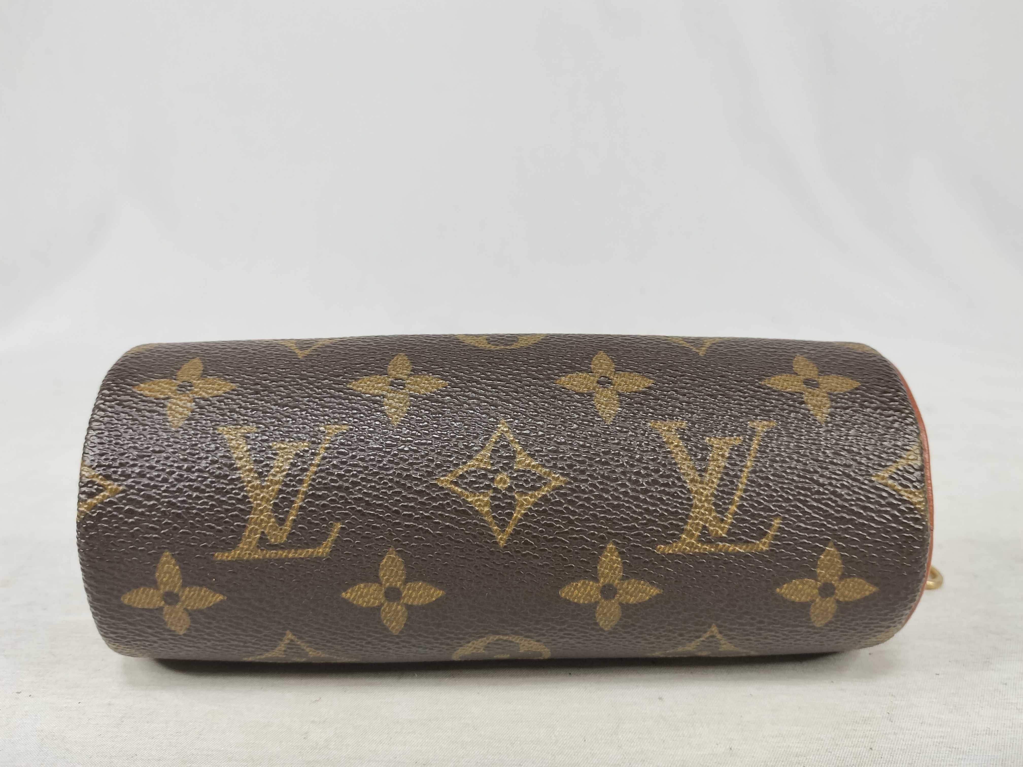 Monogram Louis Vuitton Papillon Mini Pouch Monogram Handbag — view 8