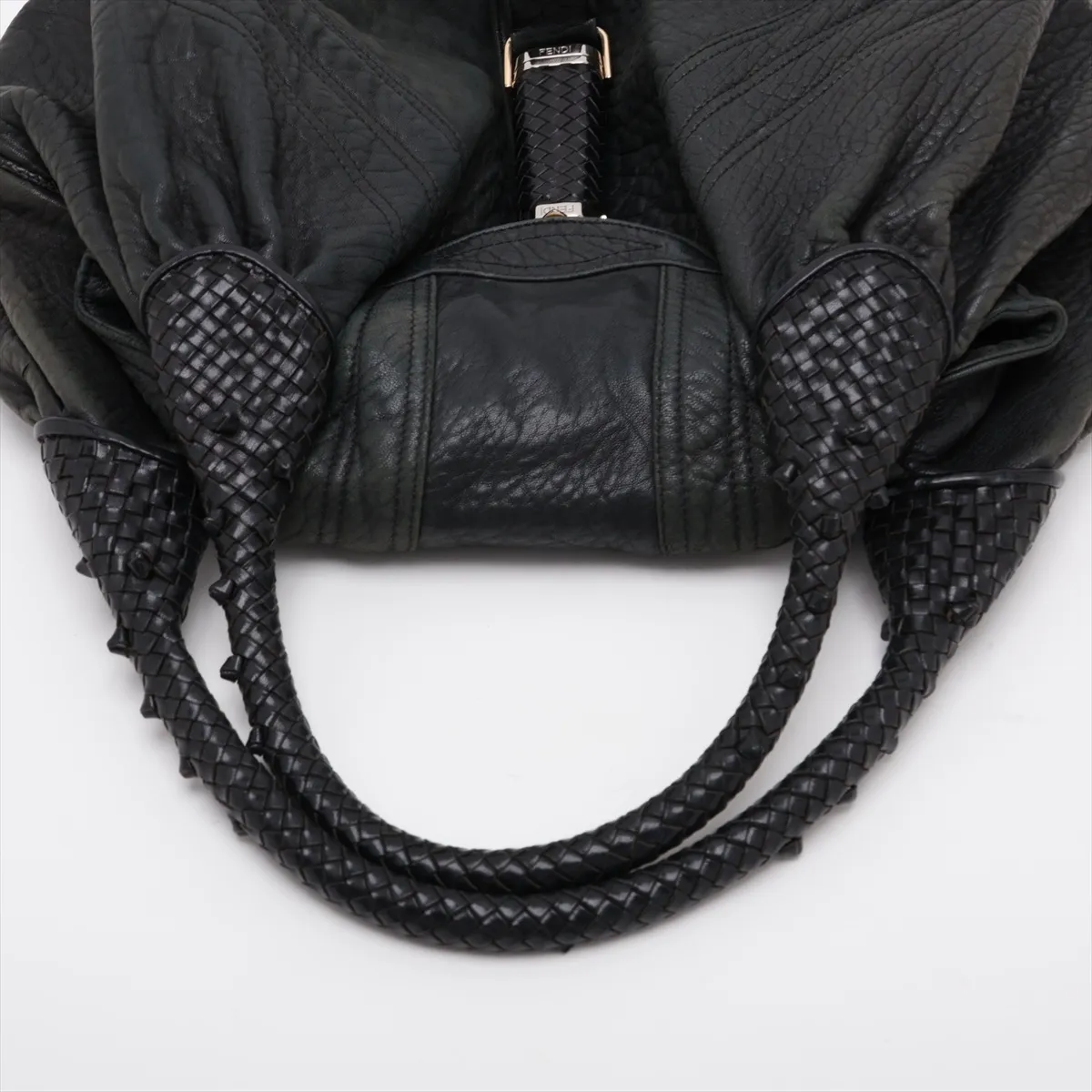 Spy Bag Leather Handbag Black 8BR511 — view 5