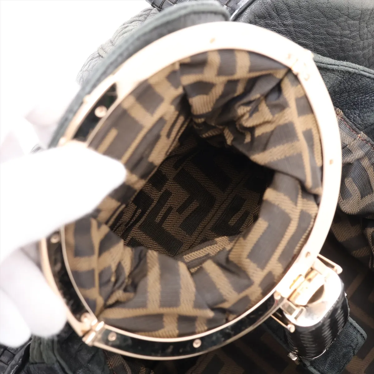 Spy Bag Leather Handbag Black 8BR511 — view 8