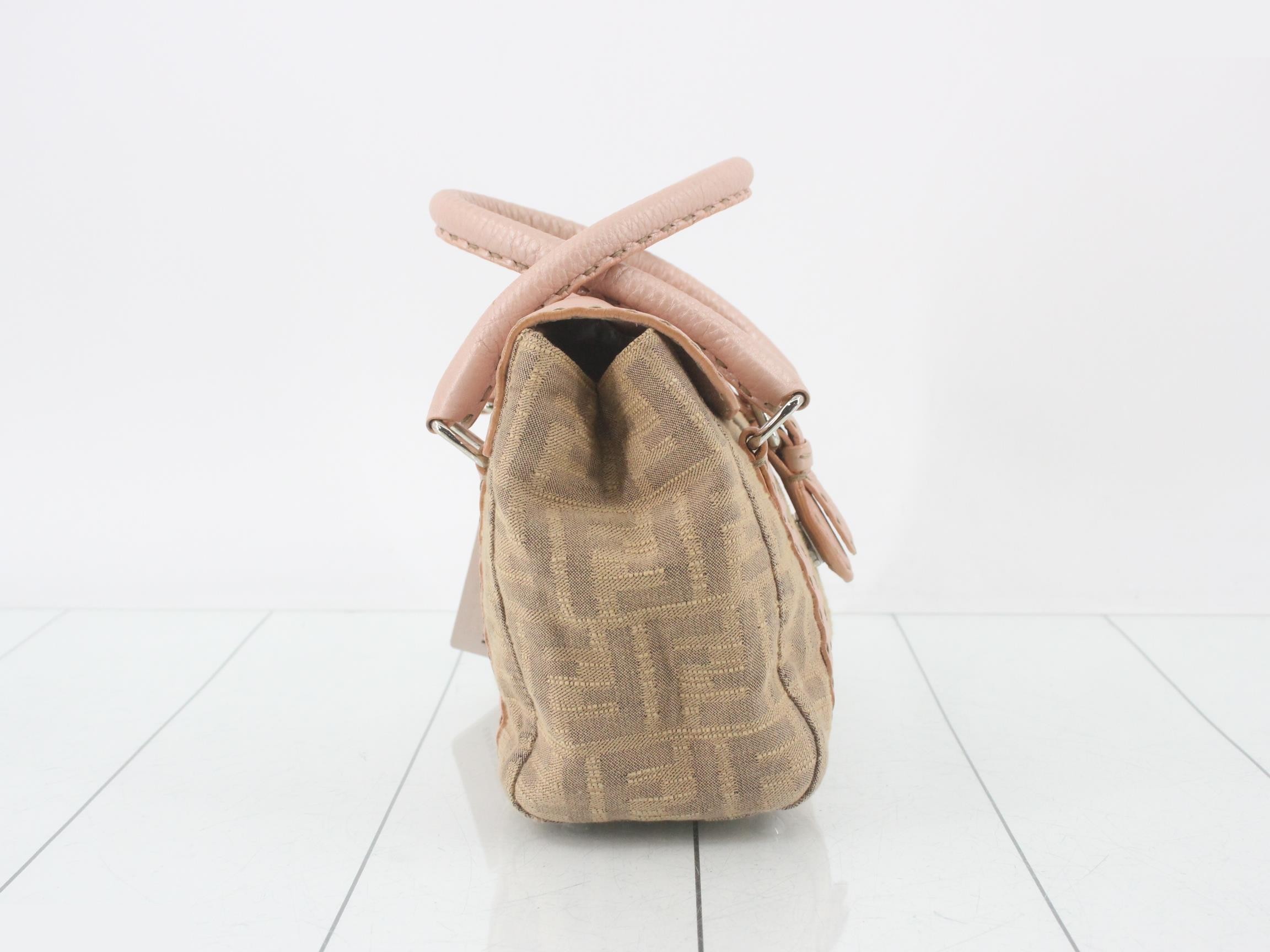 ZUCCA Selleria Mini Linda, Brown x Pink, S-type hardware, 22 x 18 x 10 cm — view 4