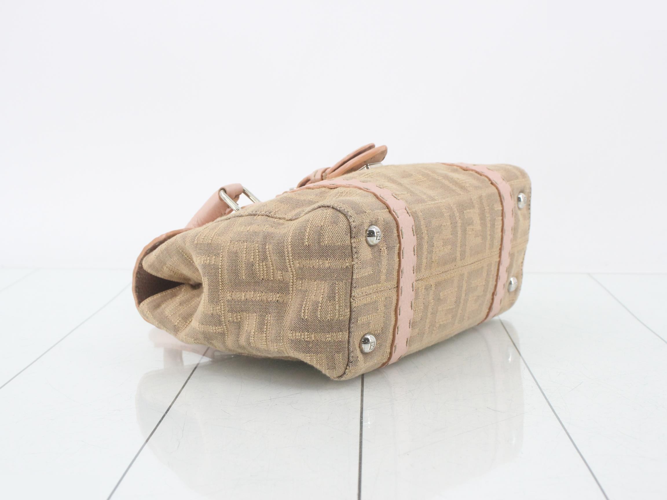 ZUCCA Selleria Mini Linda, Brown x Pink, S-type hardware, 22 x 18 x 10 cm — view 5