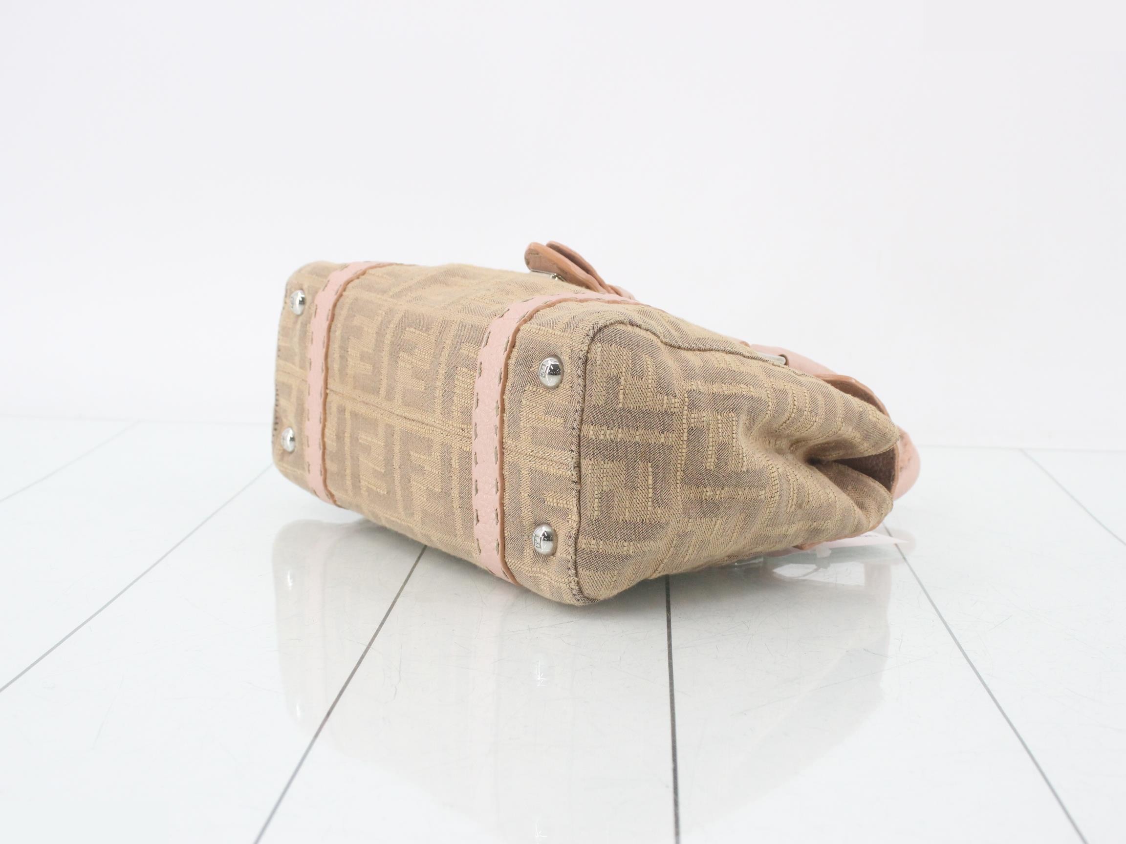 ZUCCA Selleria Mini Linda, Brown x Pink, S-type hardware, 22 x 18 x 10 cm — view 6