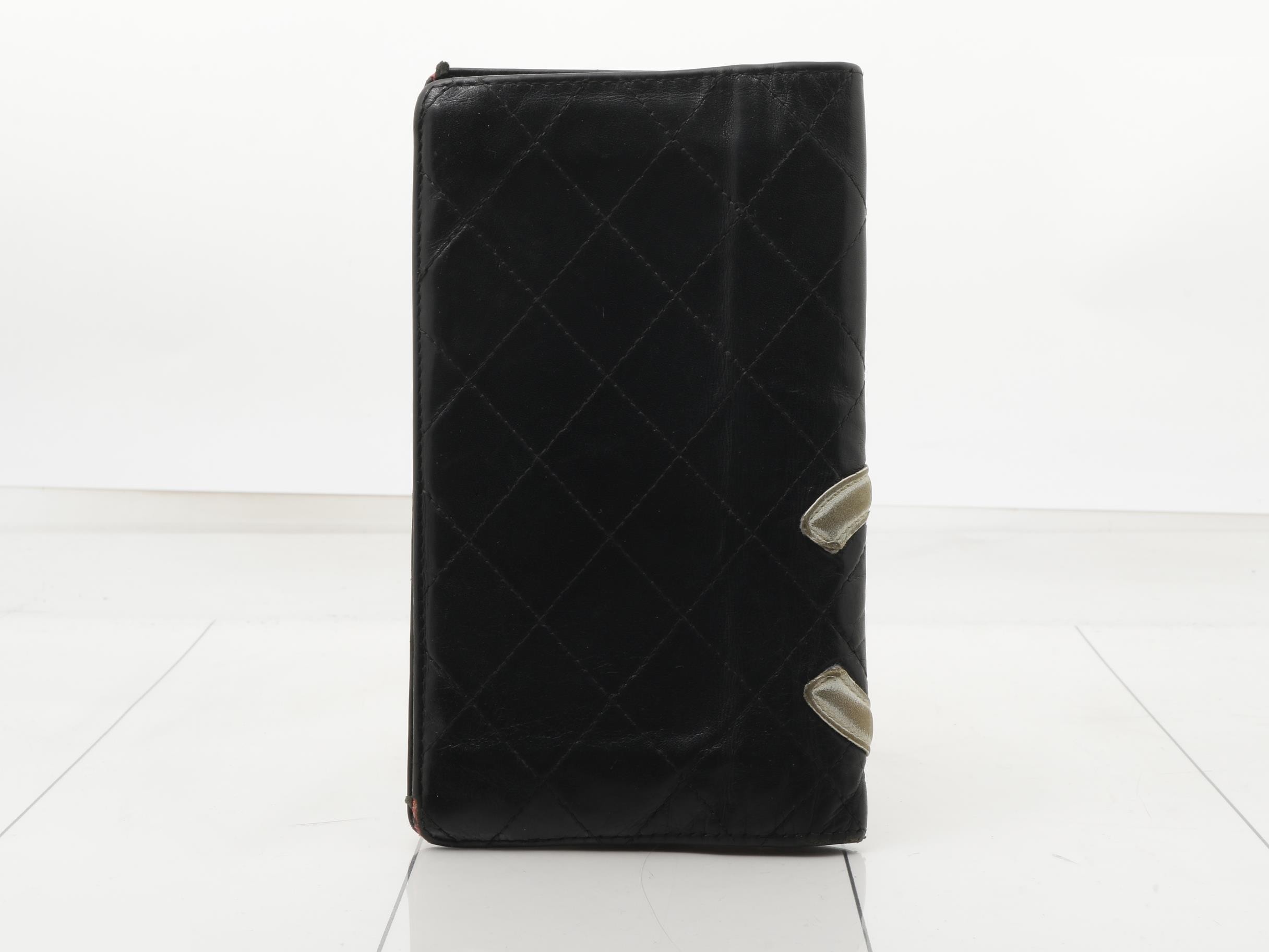 Cambon Line Leather Bi-fold Long Wallet — view 2