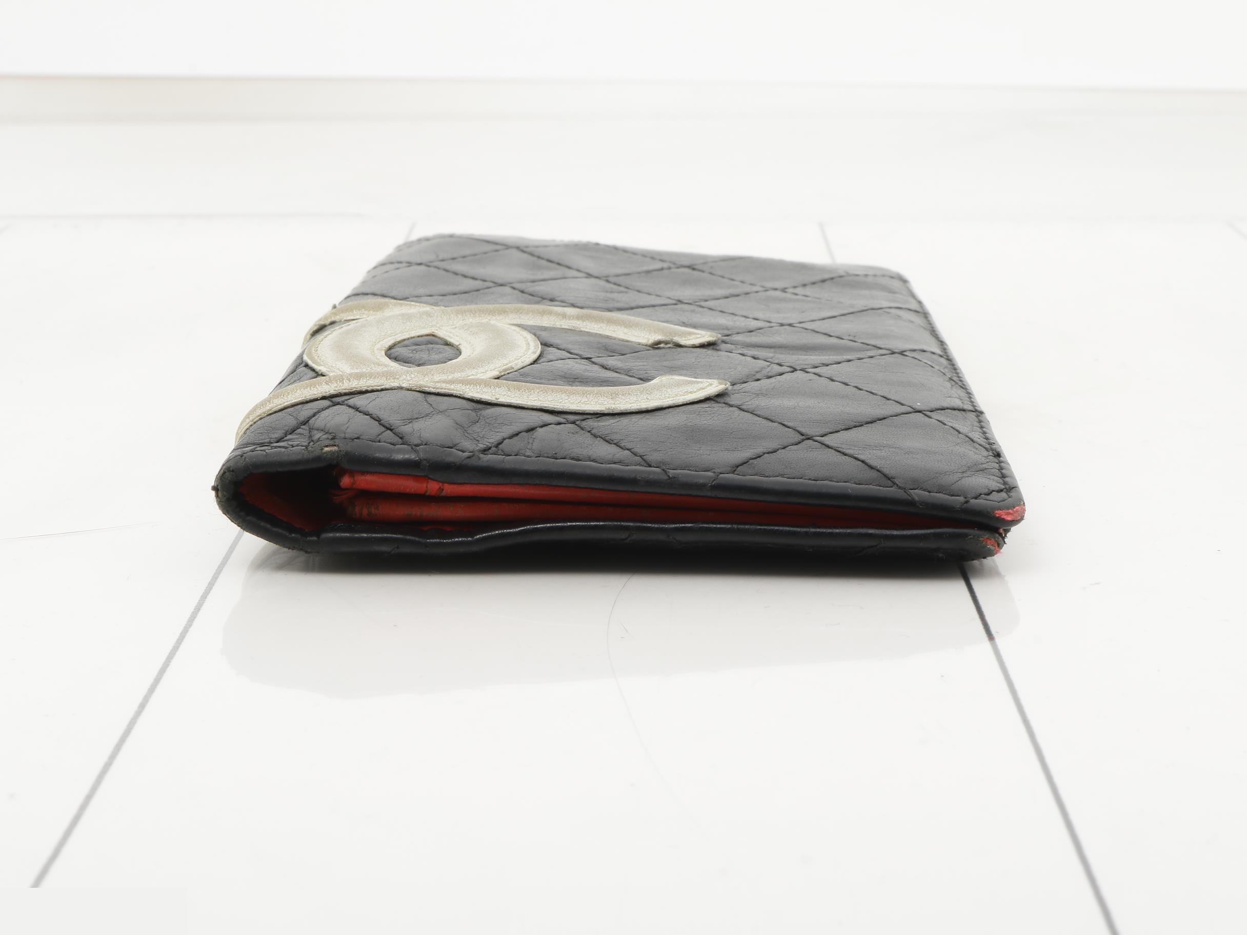 Cambon Line Leather Bi-fold Long Wallet — view 3