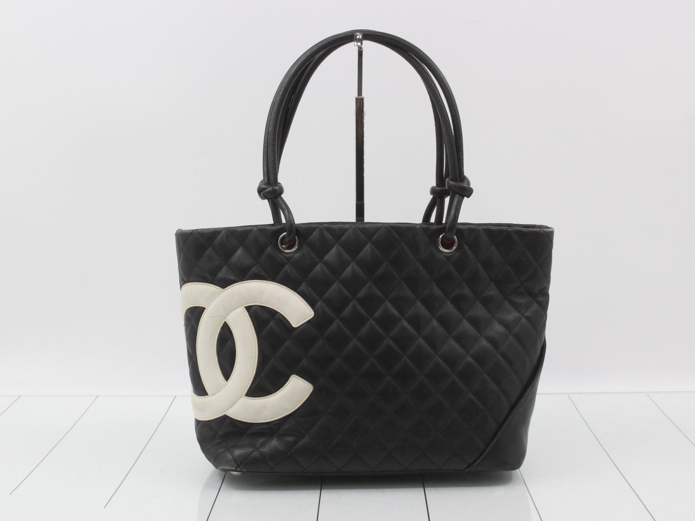 Cambon Line (Bag) - Tote Bag - Black and White