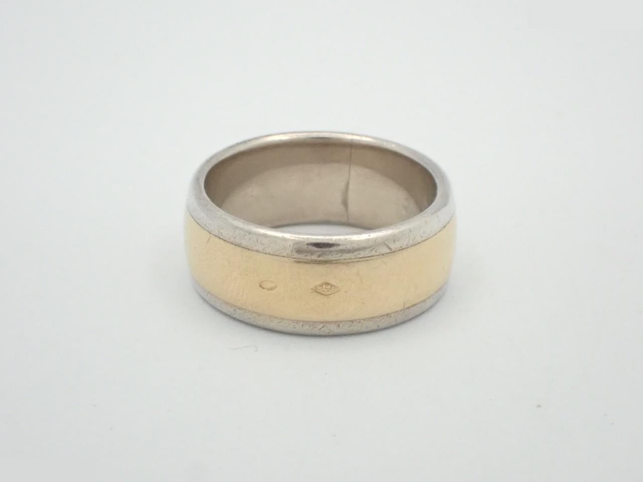 ring, 925 x 750YG / 9.0g, H logo, size: 54 — view 2