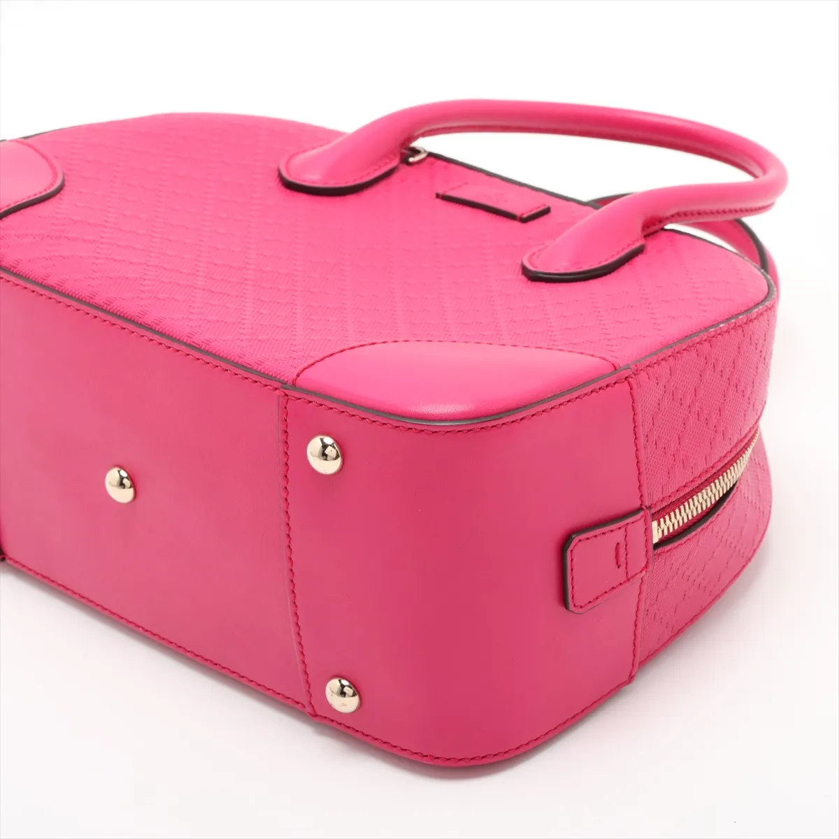 Diamante 354224 Leather 2-Way Handbag Pink — view 3