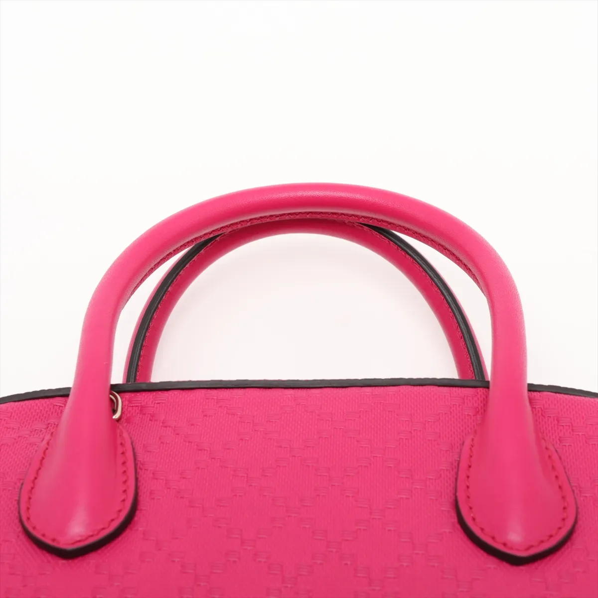 Diamante 354224 Leather 2-Way Handbag Pink — view 6