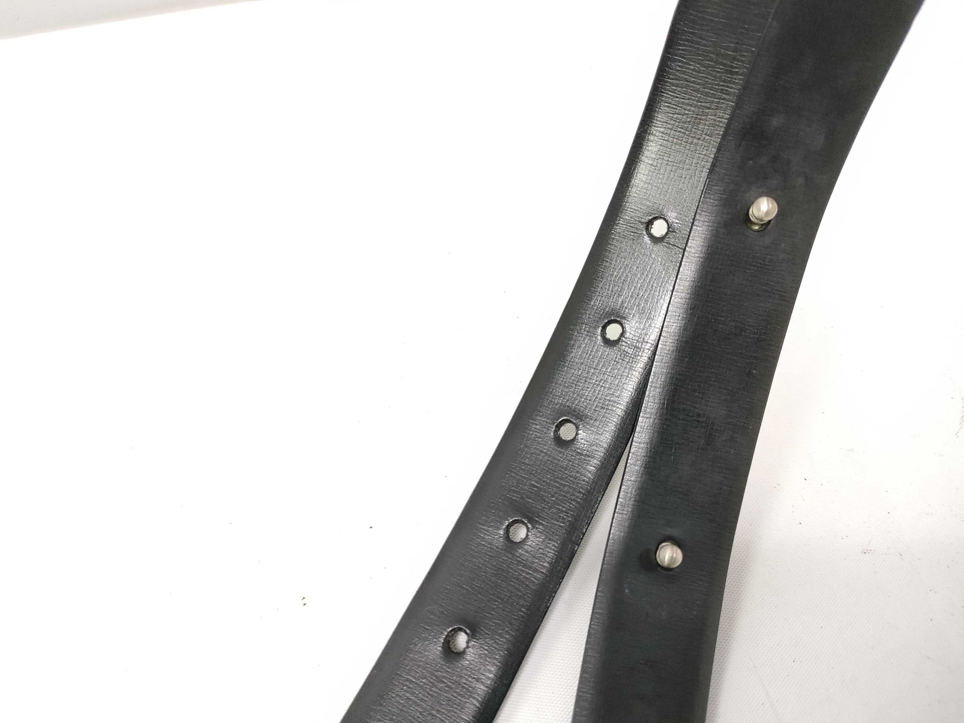 Black Leather Belt — view 3