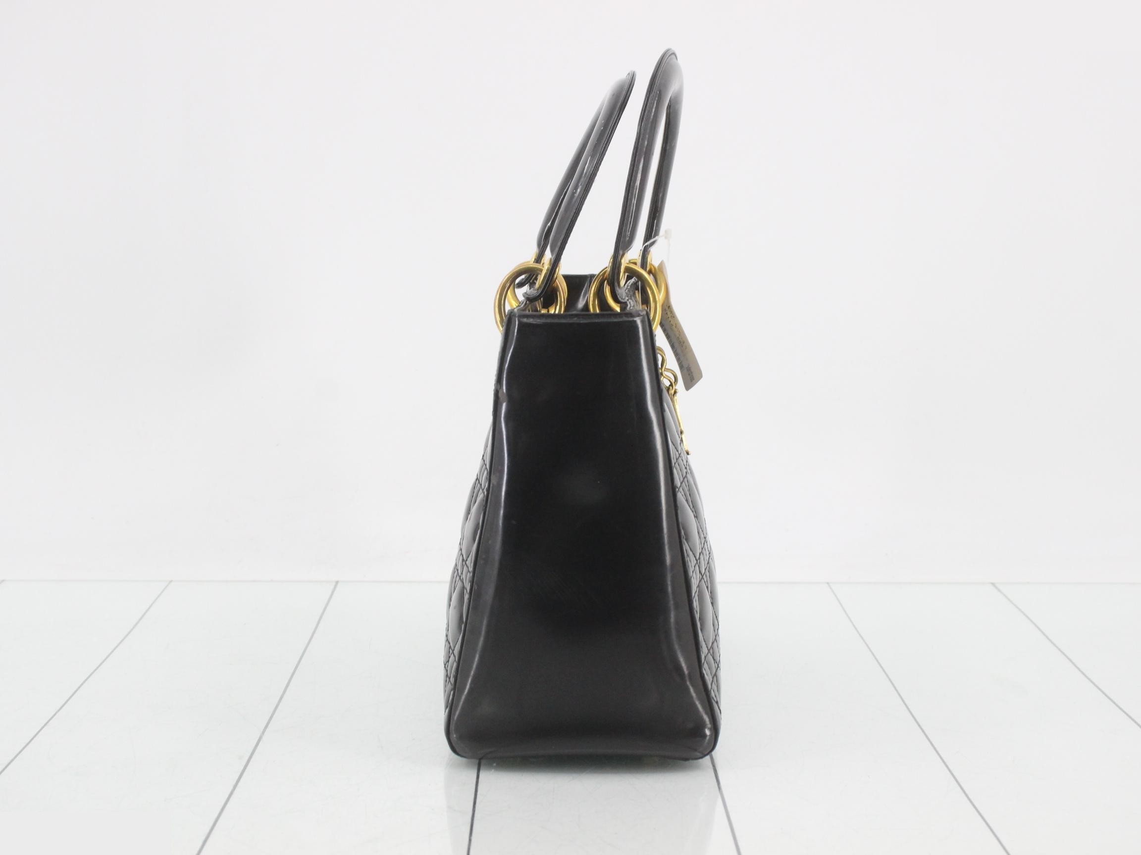 Lady Dior with shoulder strap — view 4