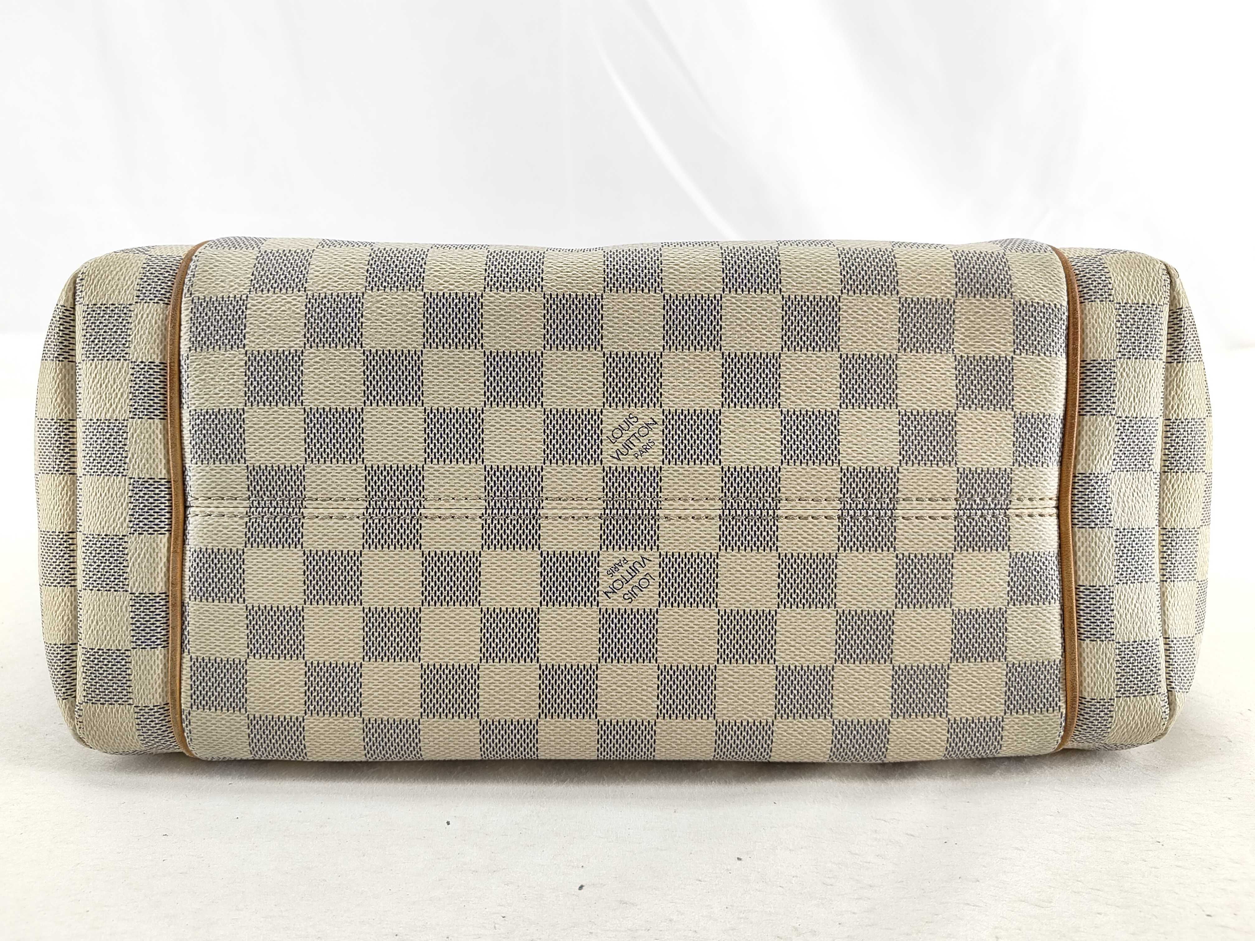 Damier Azur ID- Canvas Azur Totally 32cm Hand Bag GHW Tote Bag — view 11
