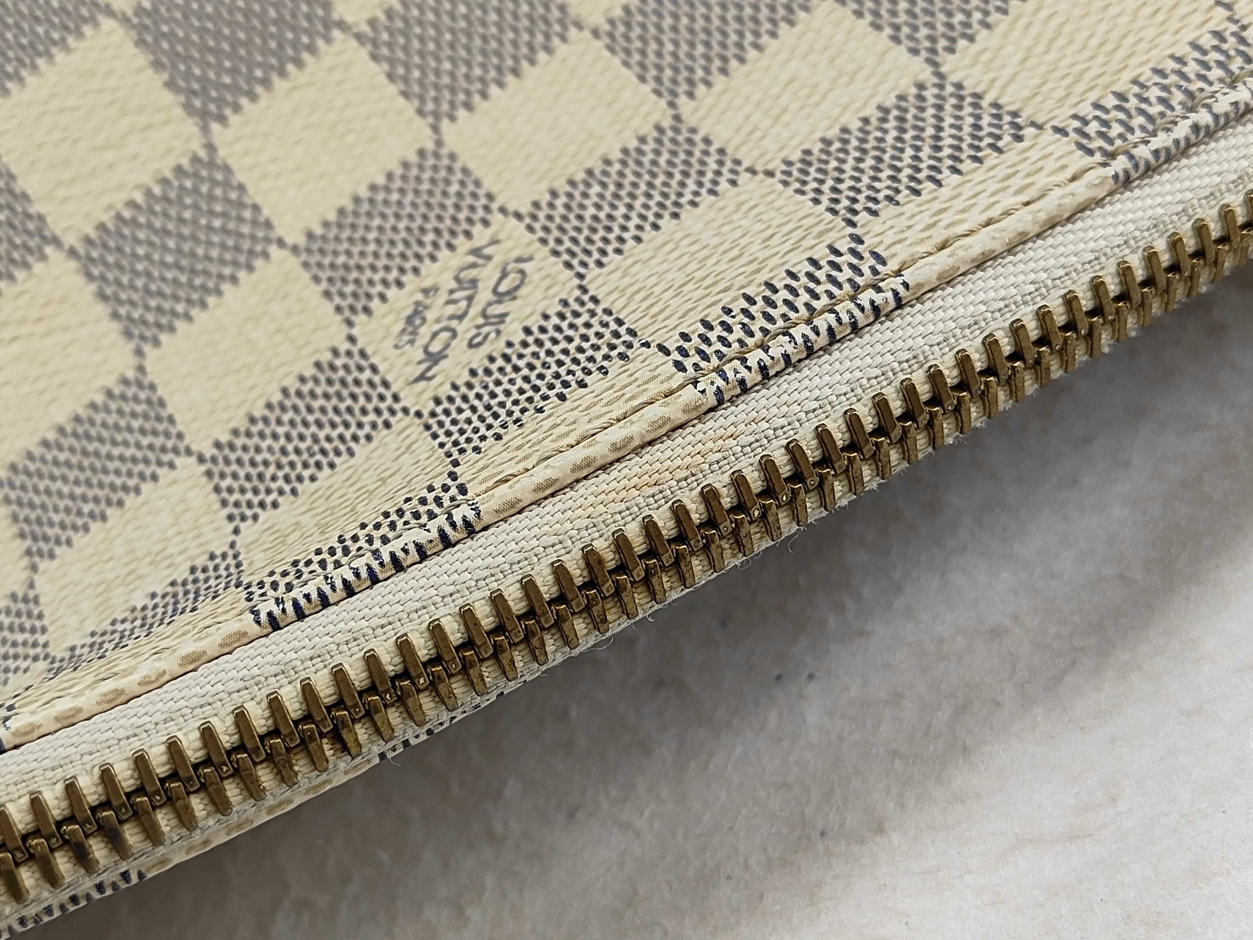 Damier Azur ID- Canvas Azur Totally 32cm Hand Bag GHW Tote Bag — view 12
