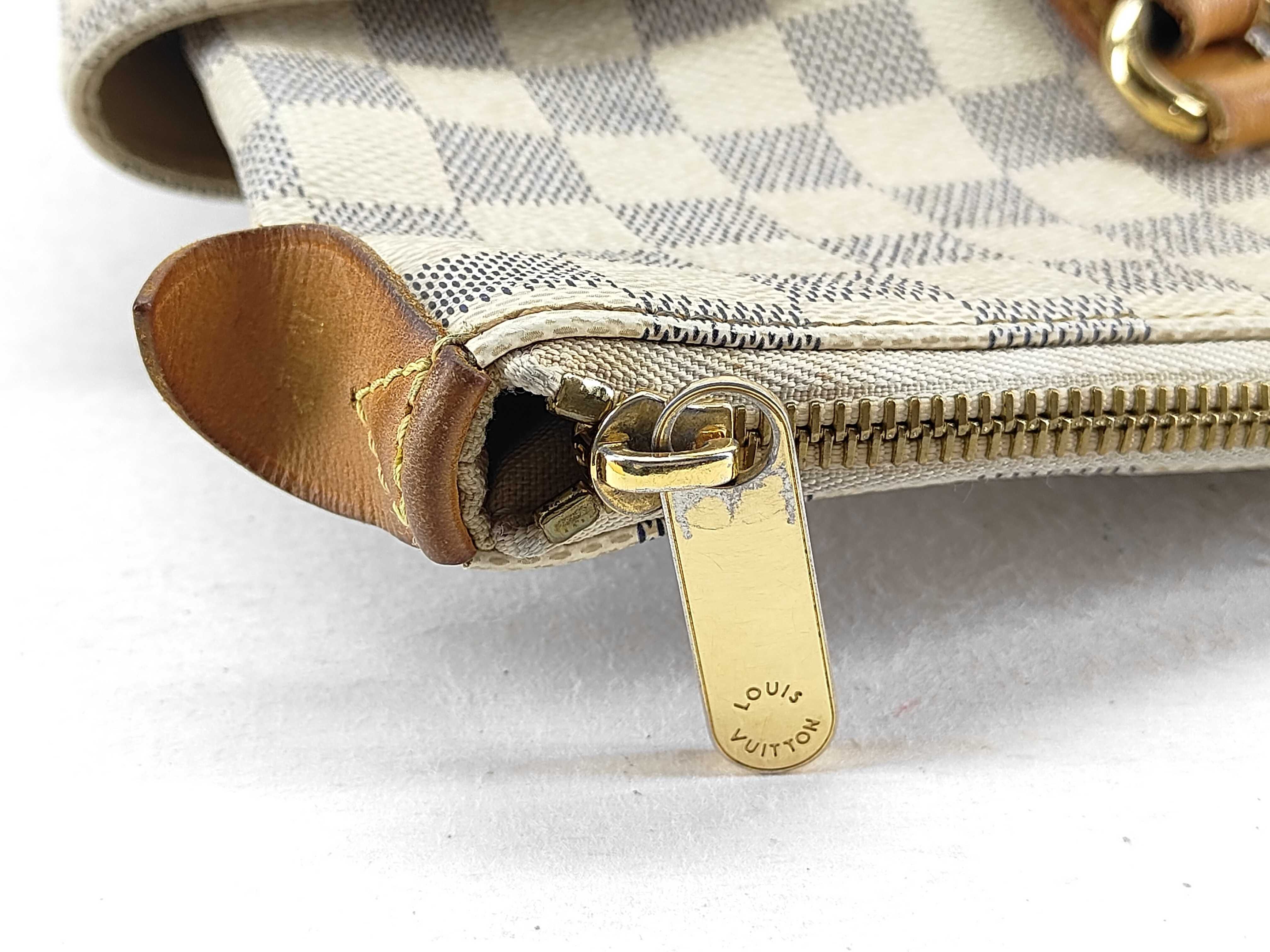 Damier Azur ID- Canvas Azur Totally 32cm Hand Bag GHW Tote Bag — view 13