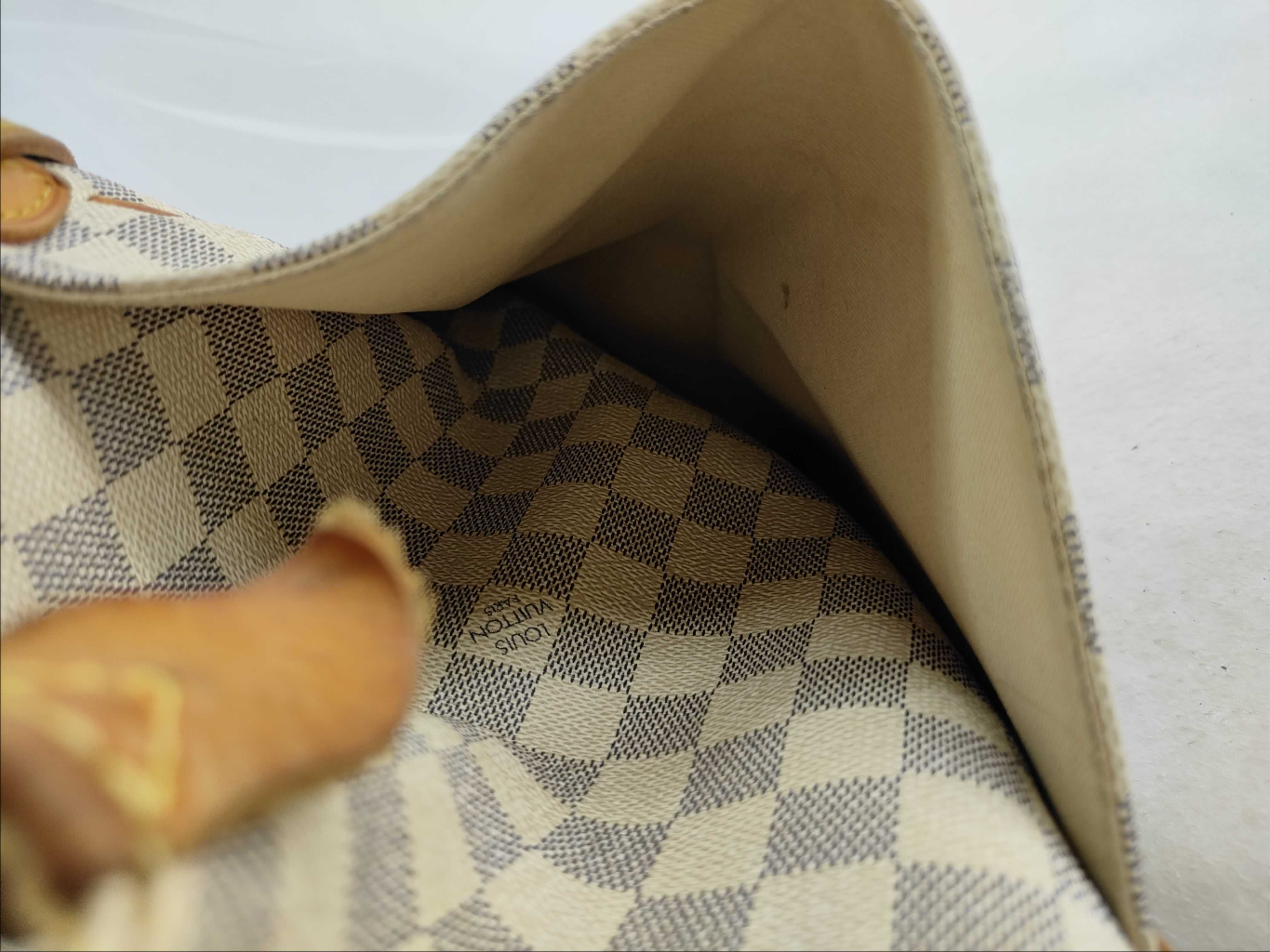 Damier Azur ID- Canvas Azur Totally 32cm Hand Bag GHW Tote Bag — view 14