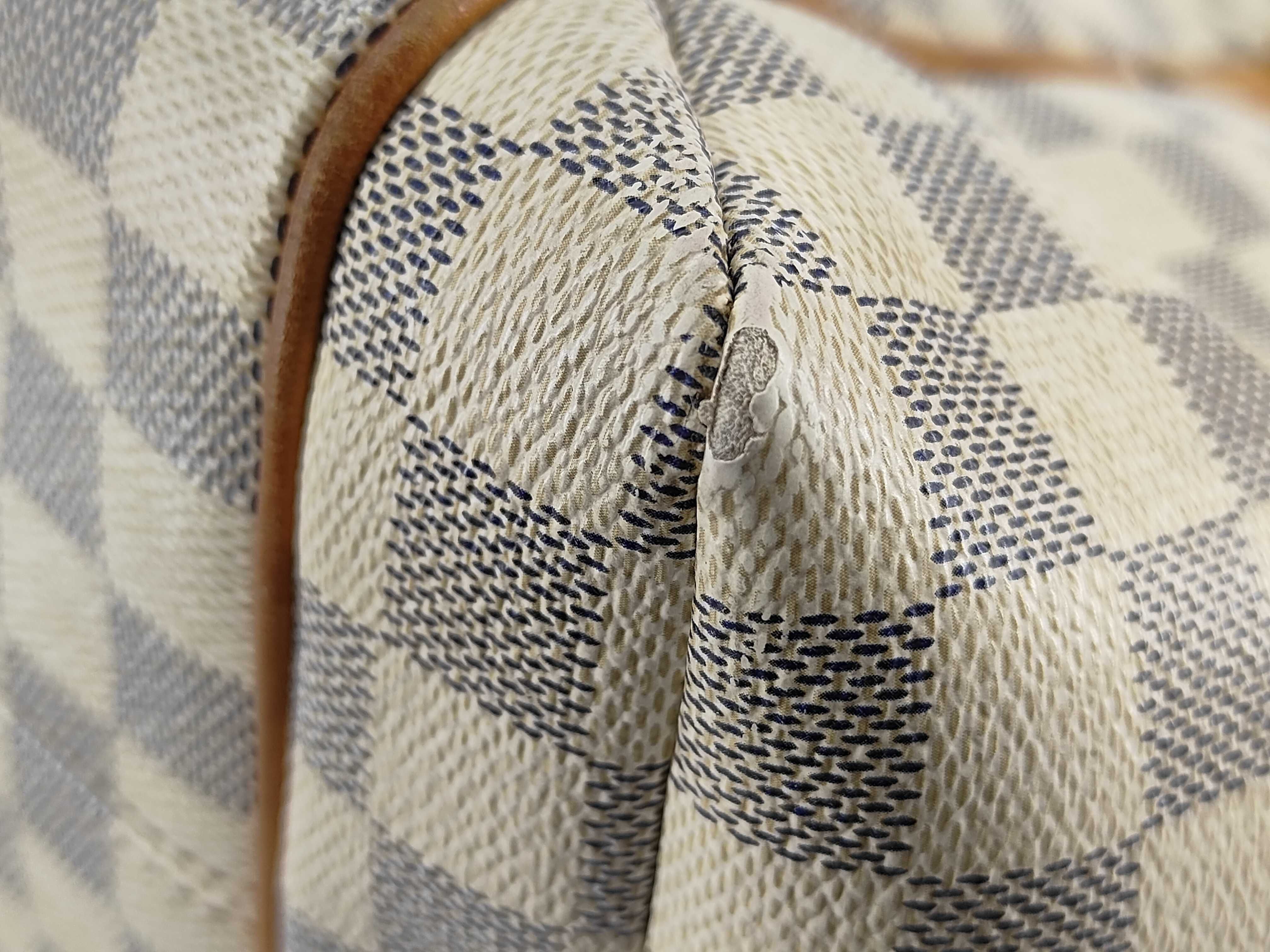 Damier Azur ID- Canvas Azur Totally 32cm Hand Bag GHW Tote Bag — view 10