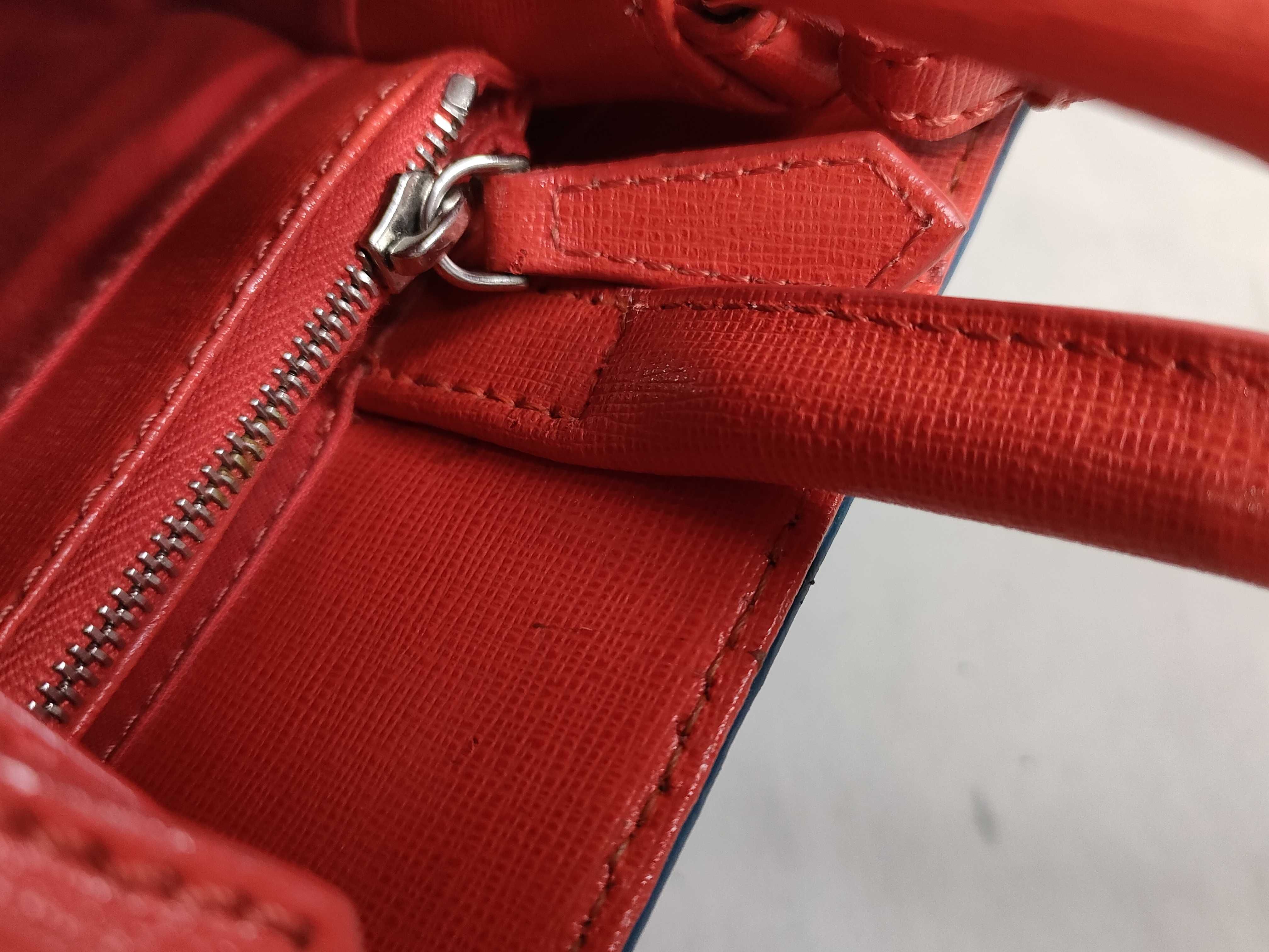 PH- Petite 2Jours Blue Leather Handbag 27cm — view 5
