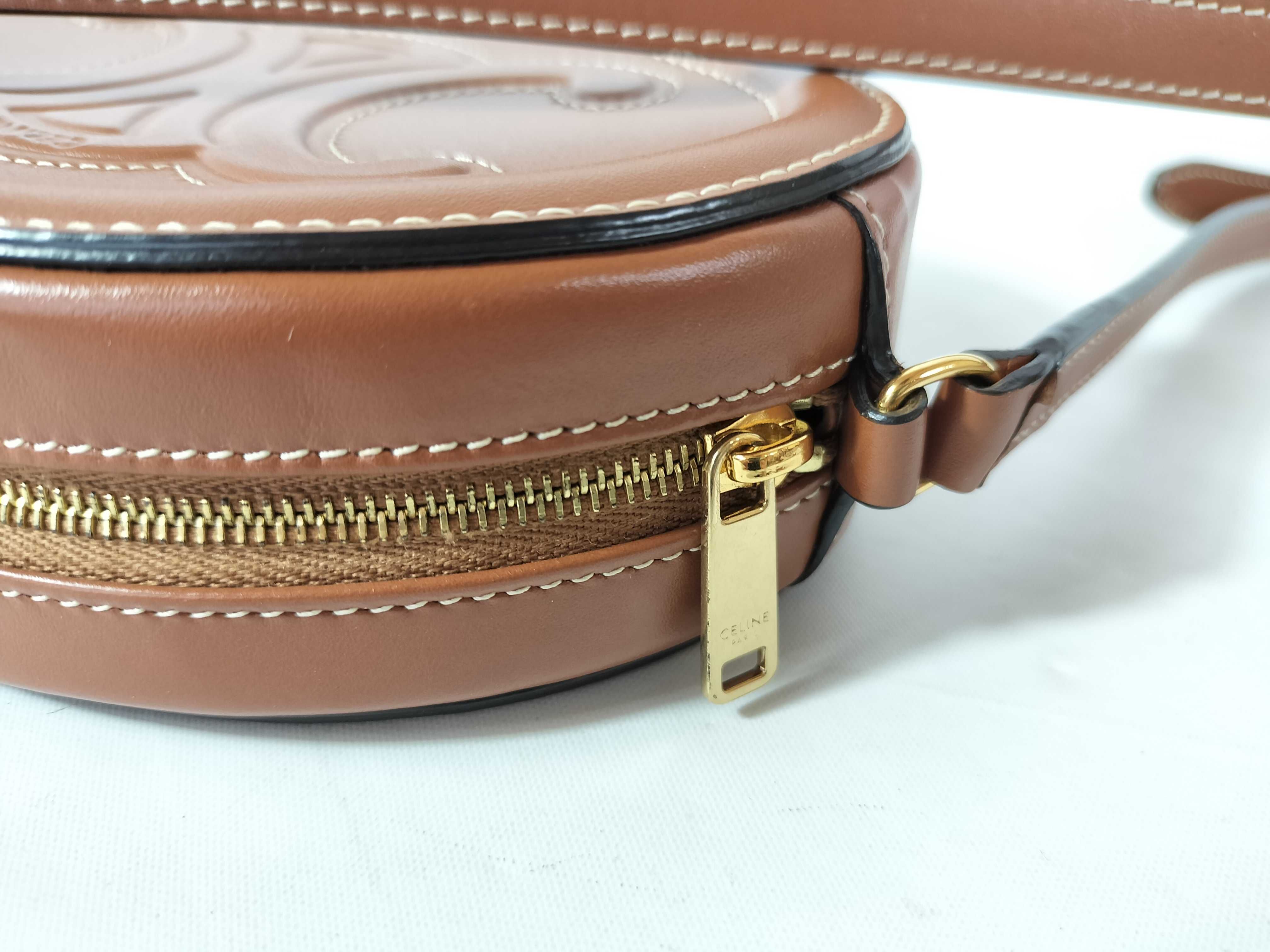 BAG TRIOMPHE OVAL PURSE CUIR IN SMOOTH CALFSKIN Shoulder Bag — view 8
