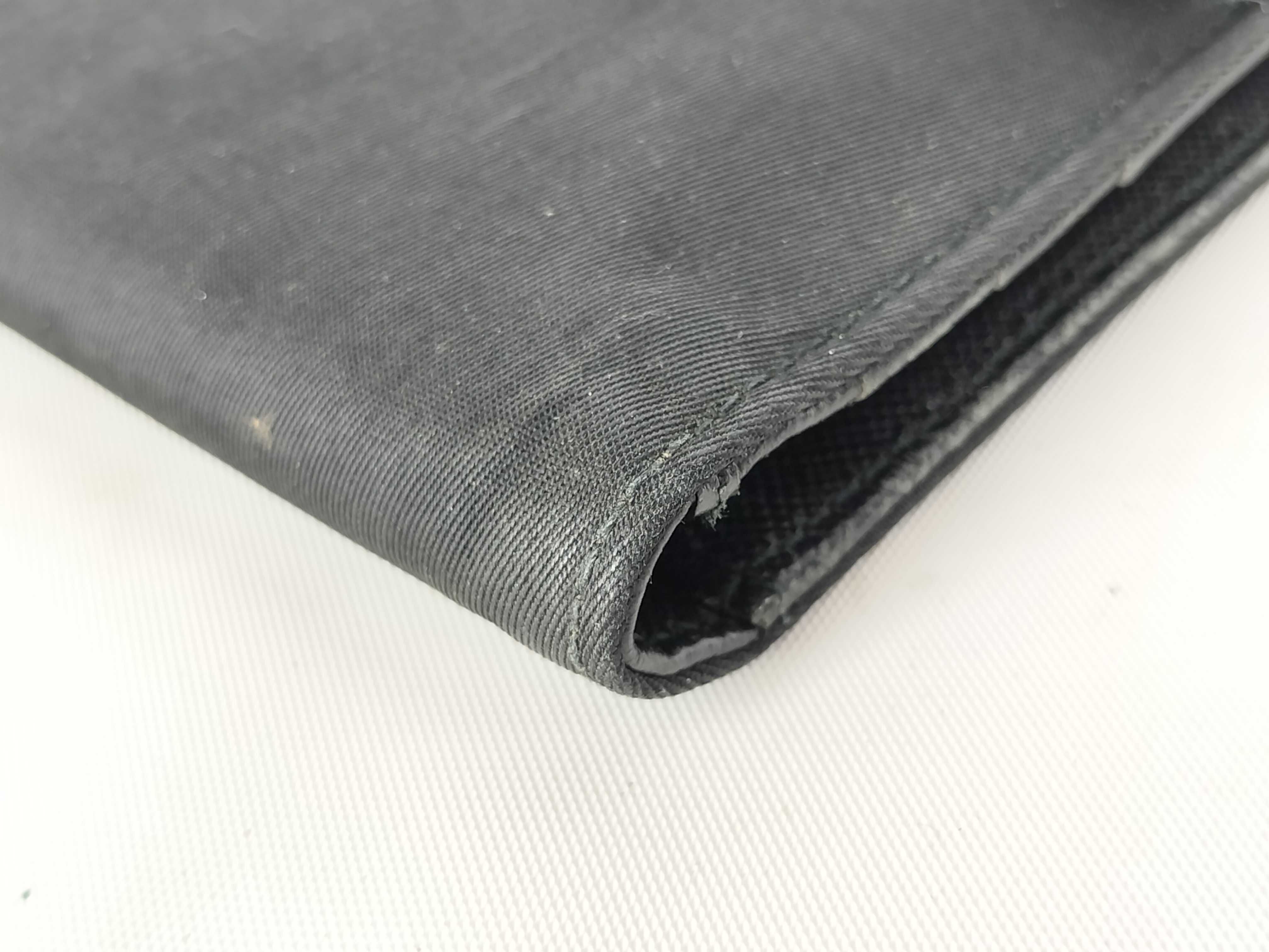 Tessuto Tri-fold Wallet, Black — view 2