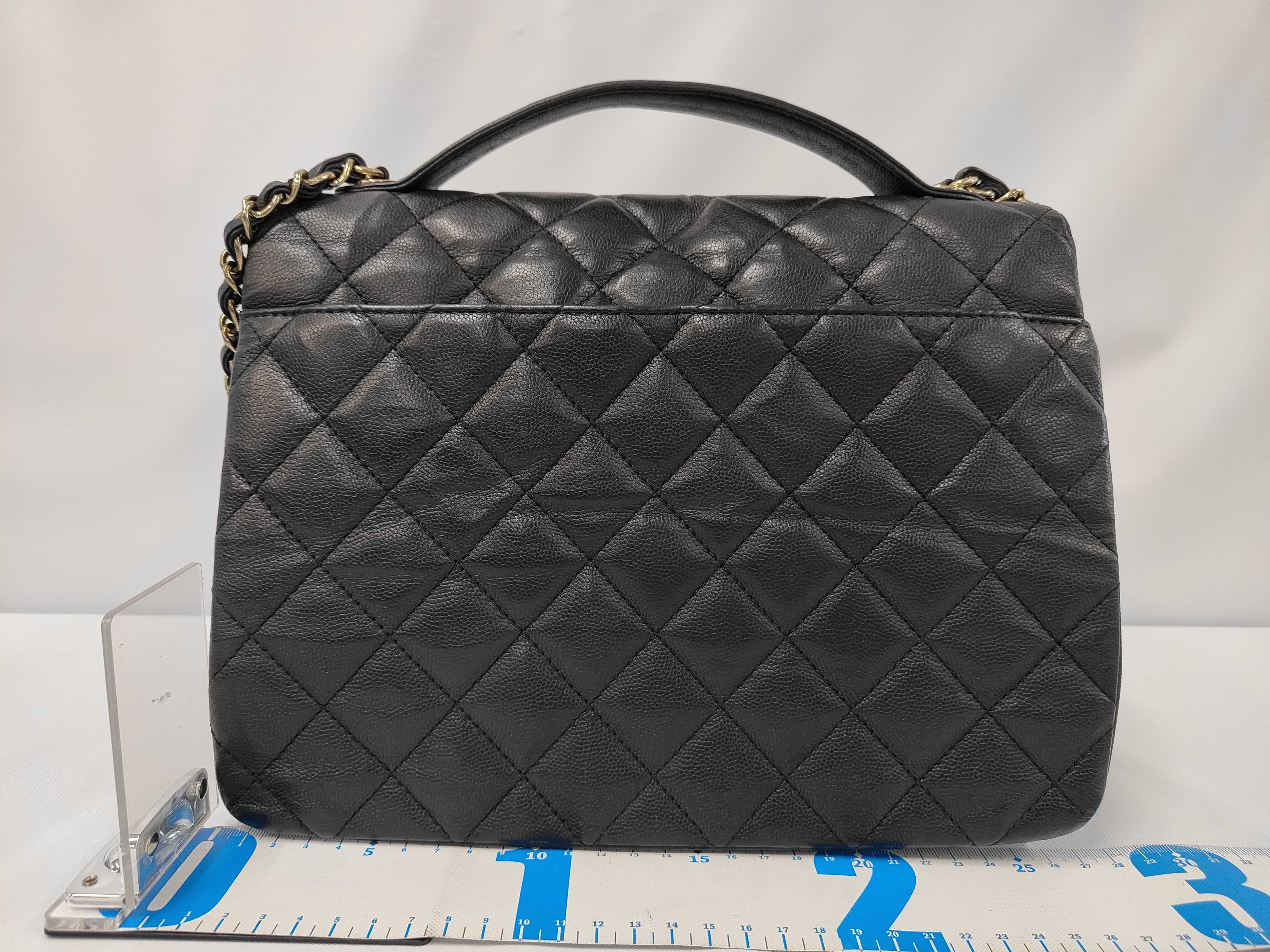 Caviar Skin 2-Way Chain Shoulder Bag — view 2