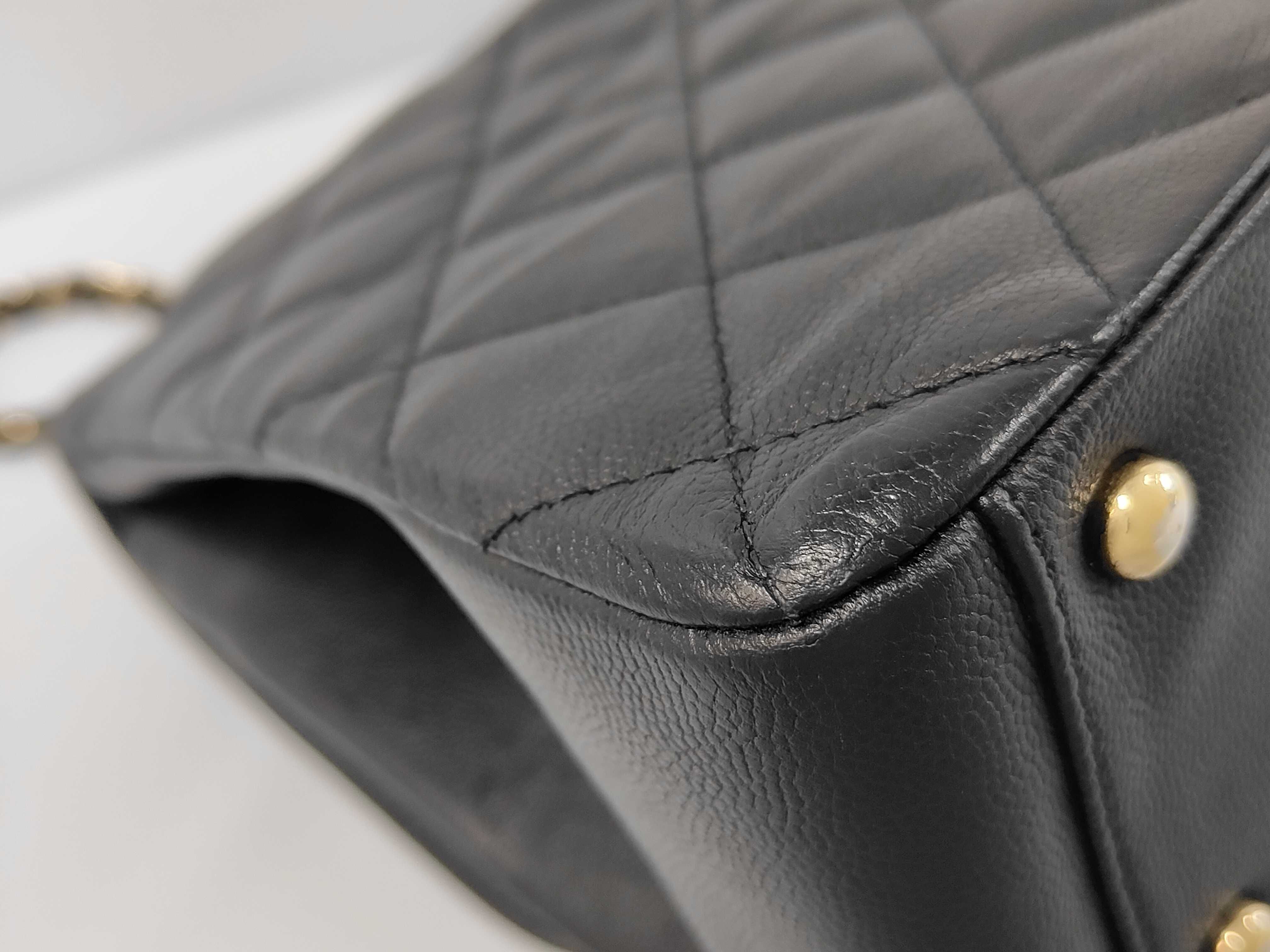 Caviar Skin 2-Way Chain Shoulder Bag — view 4
