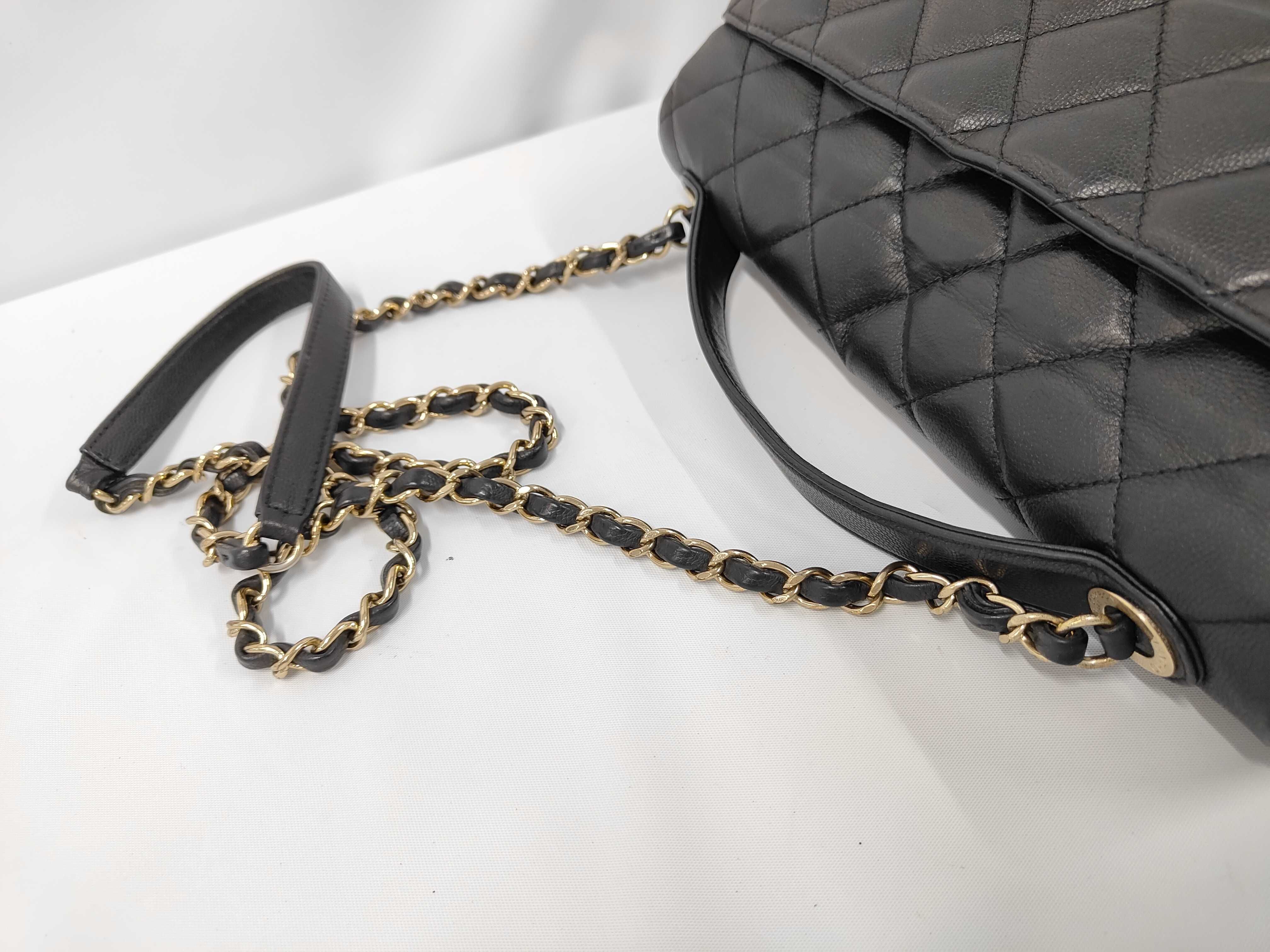 Caviar Skin 2-Way Chain Shoulder Bag — view 5