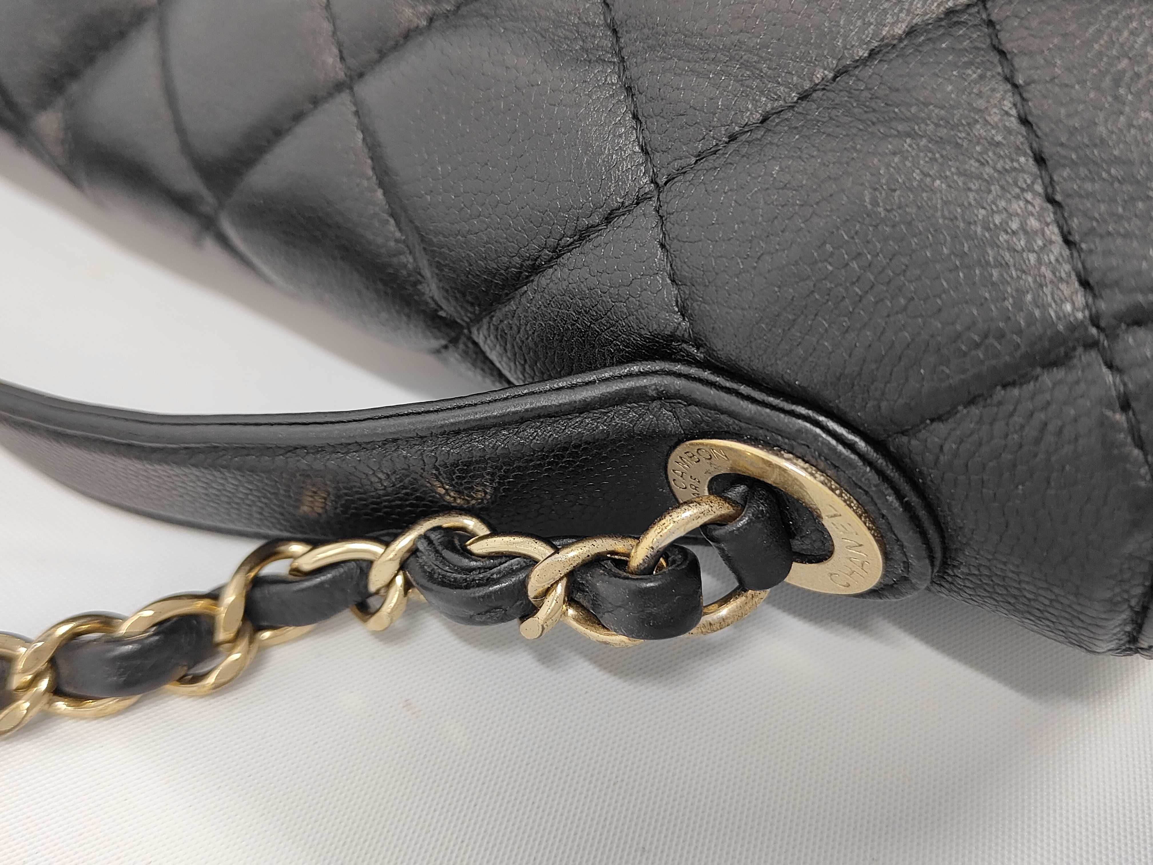 Caviar Skin 2-Way Chain Shoulder Bag — view 6