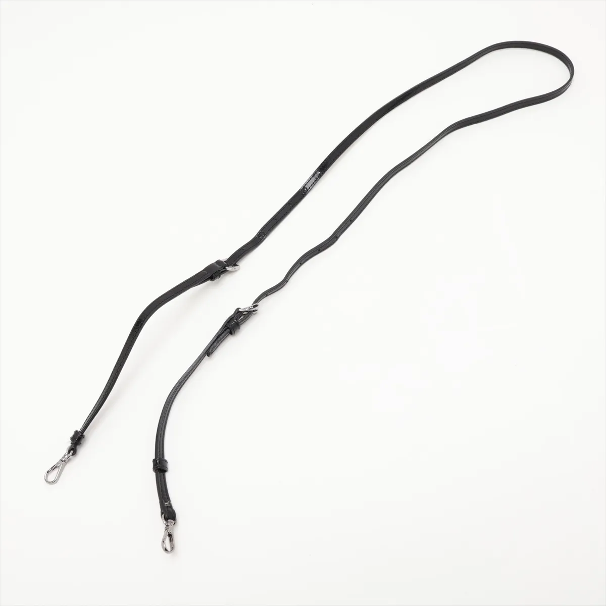 patent leather shoulder bag, black — view 5