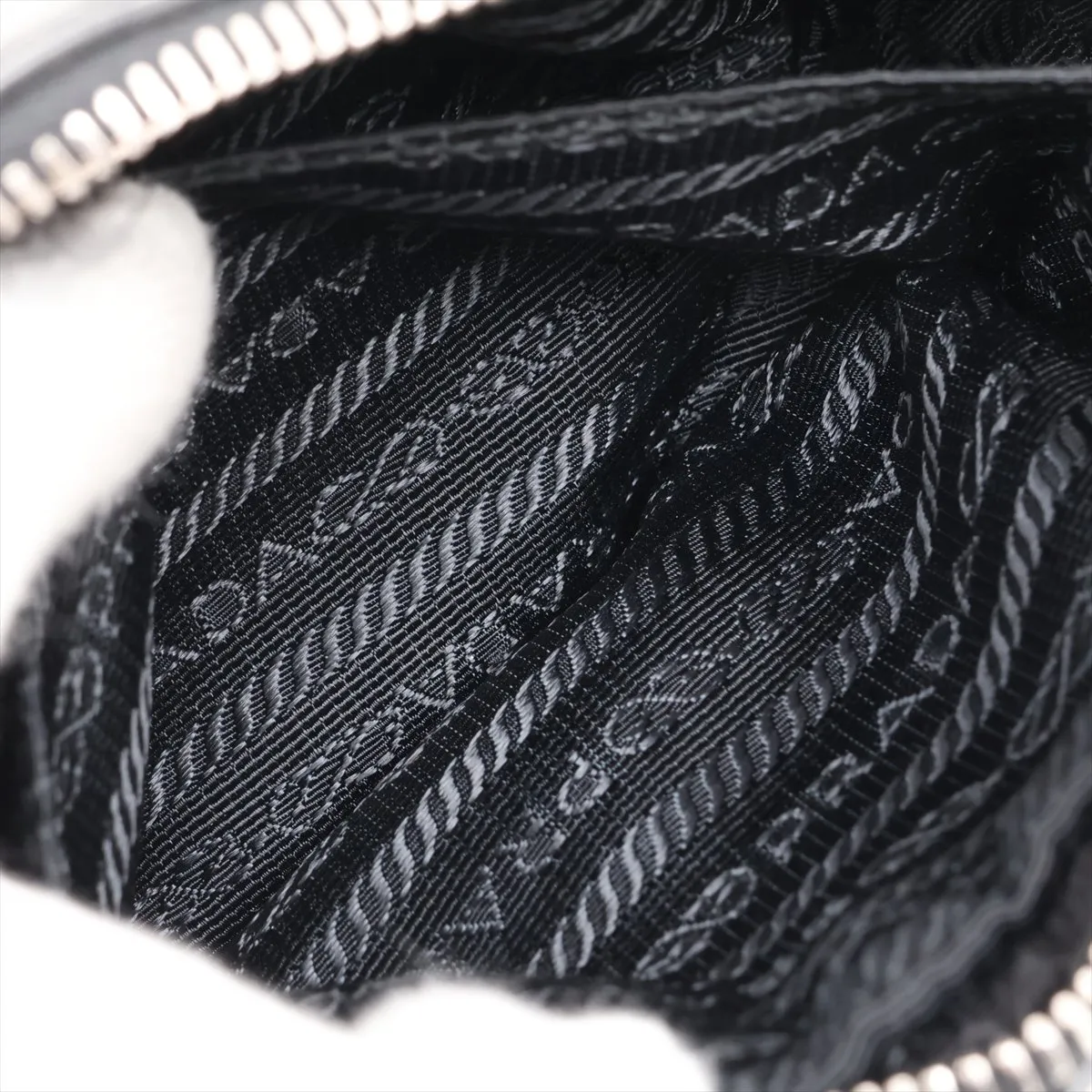 patent leather shoulder bag, black — view 8