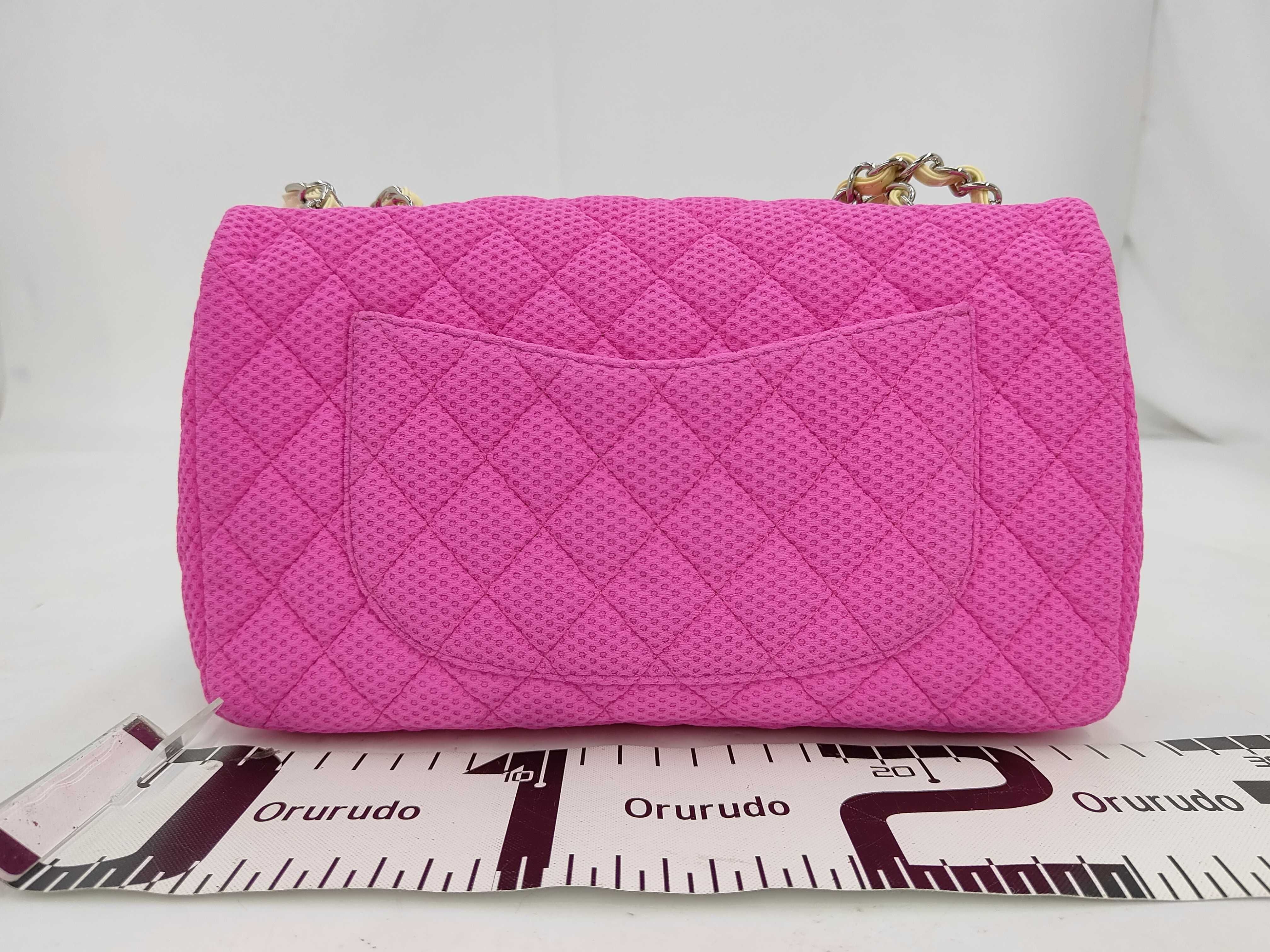 Mesh Matelassé Pink Shoulder Bag — view 2