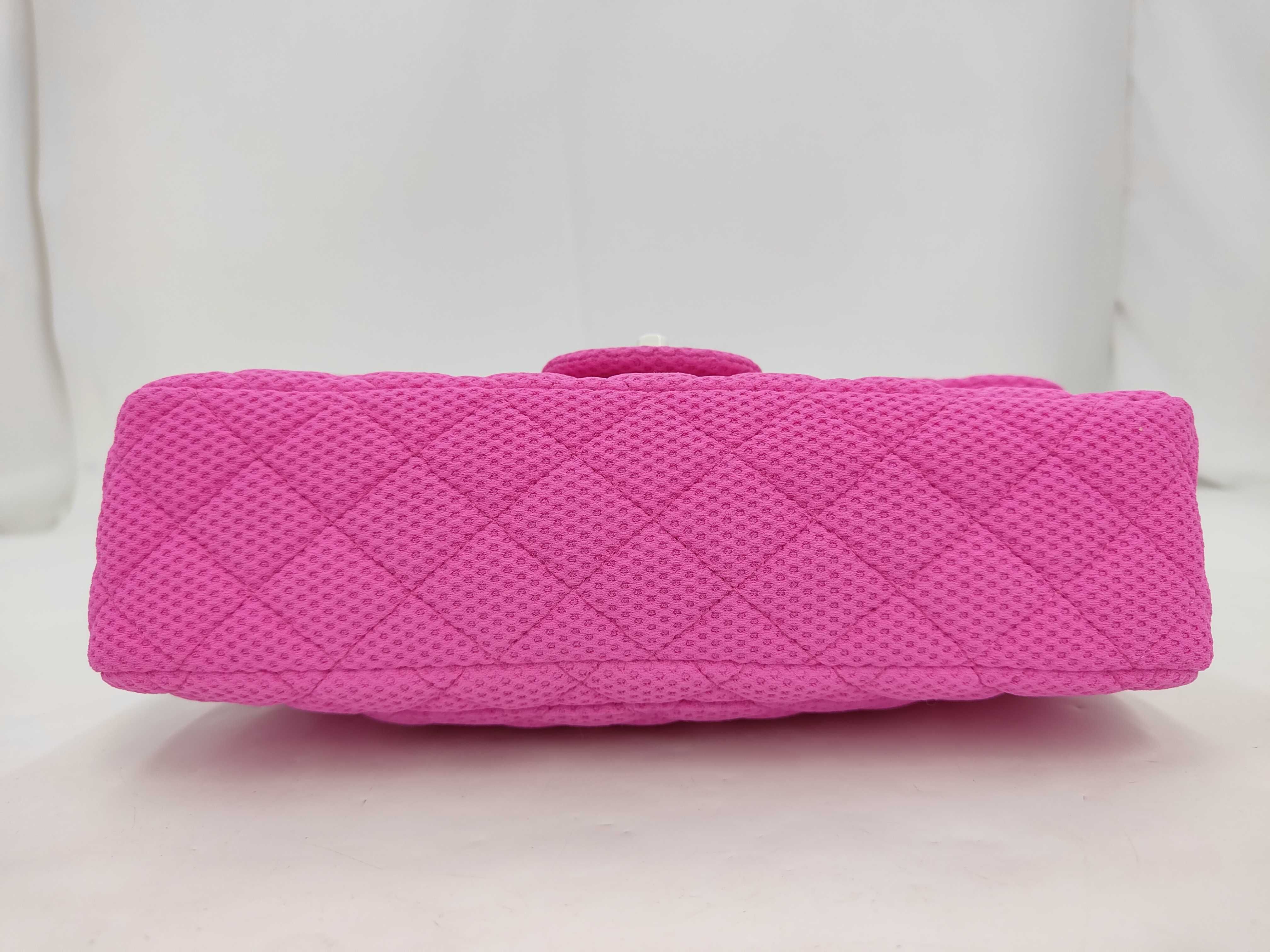 Mesh Matelassé Pink Shoulder Bag — view 3