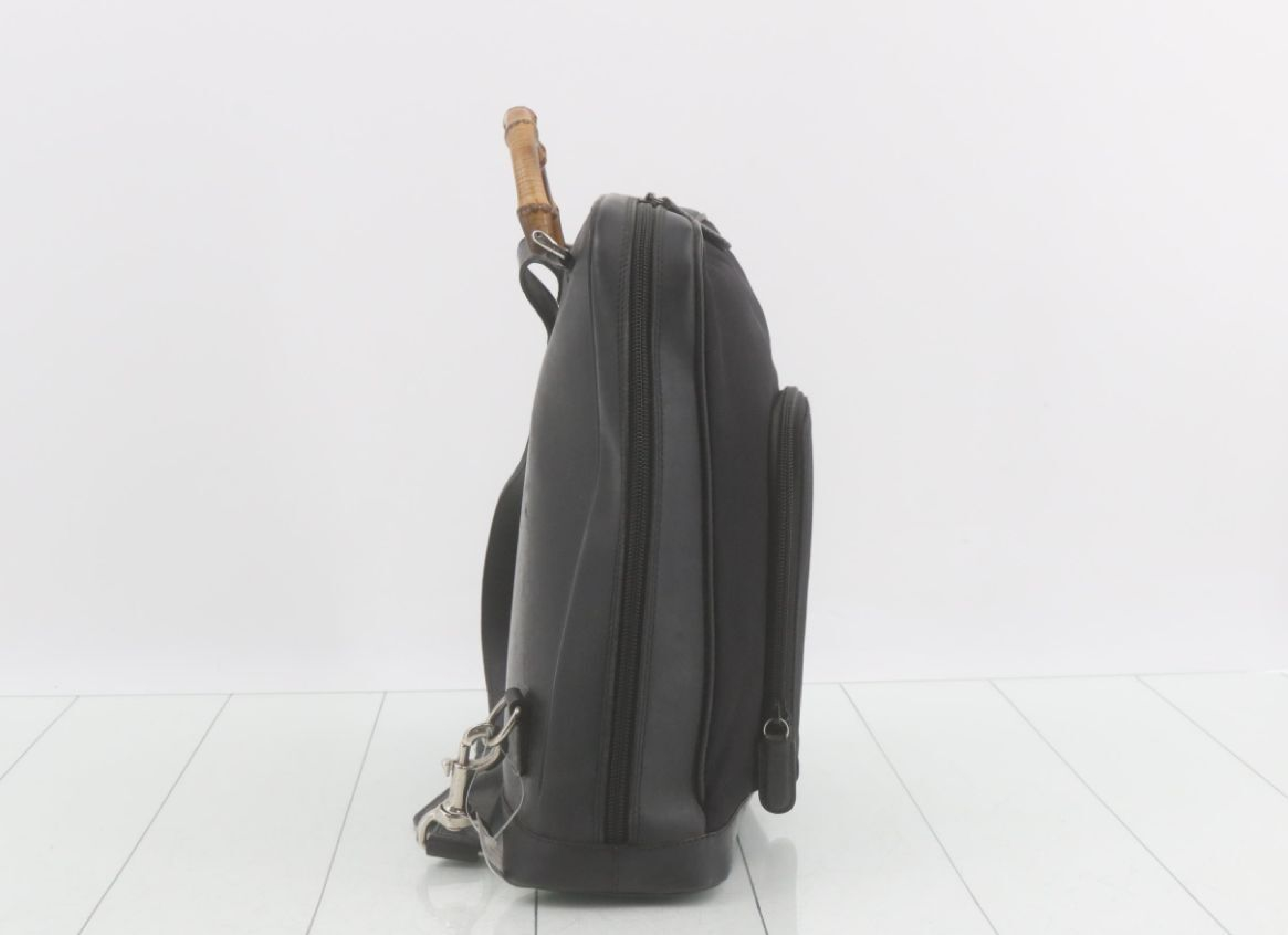 backpack, calfskin, black. — view 3